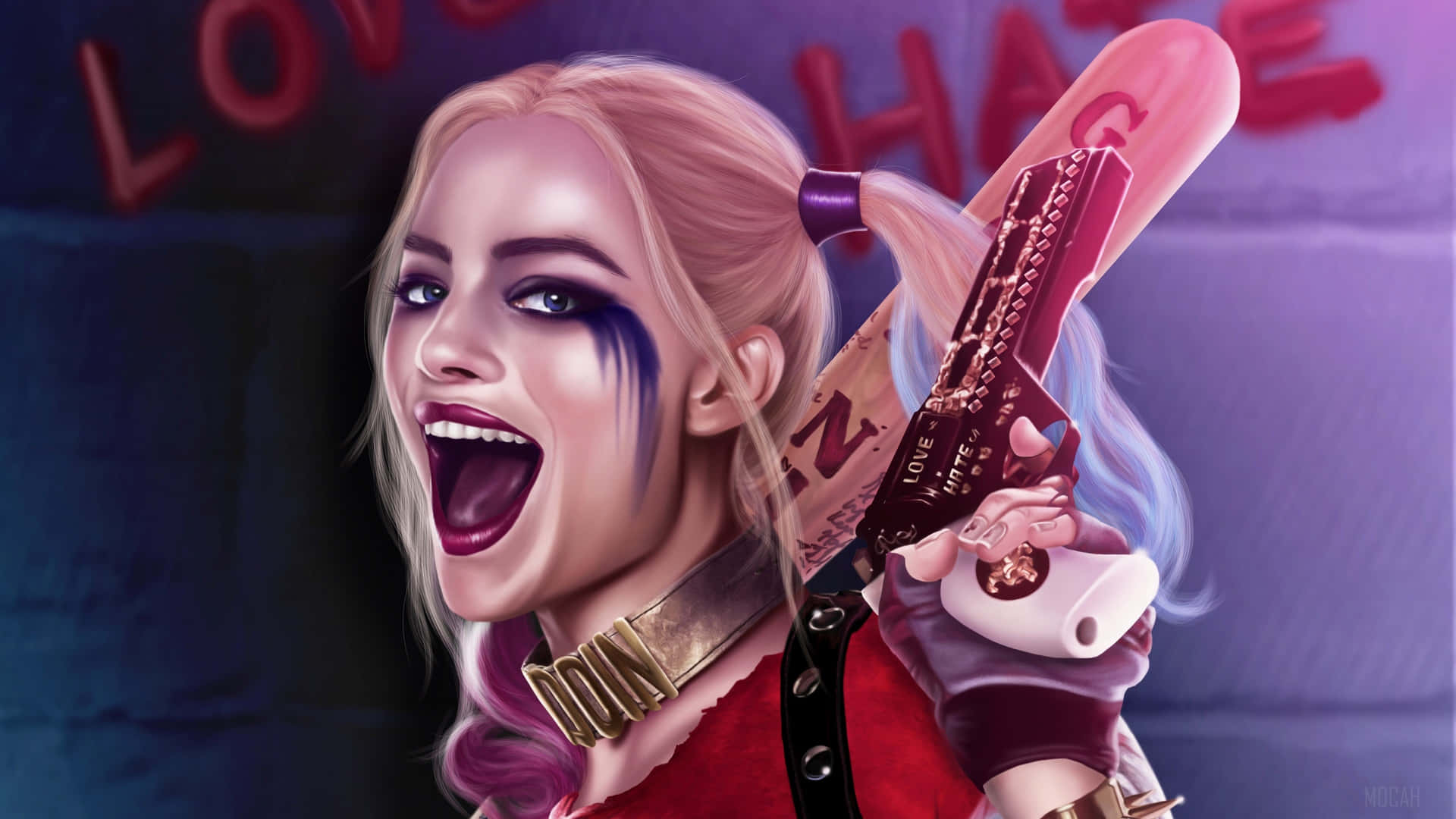 The Unconventional Love Of Joker And Harley Quinn Background