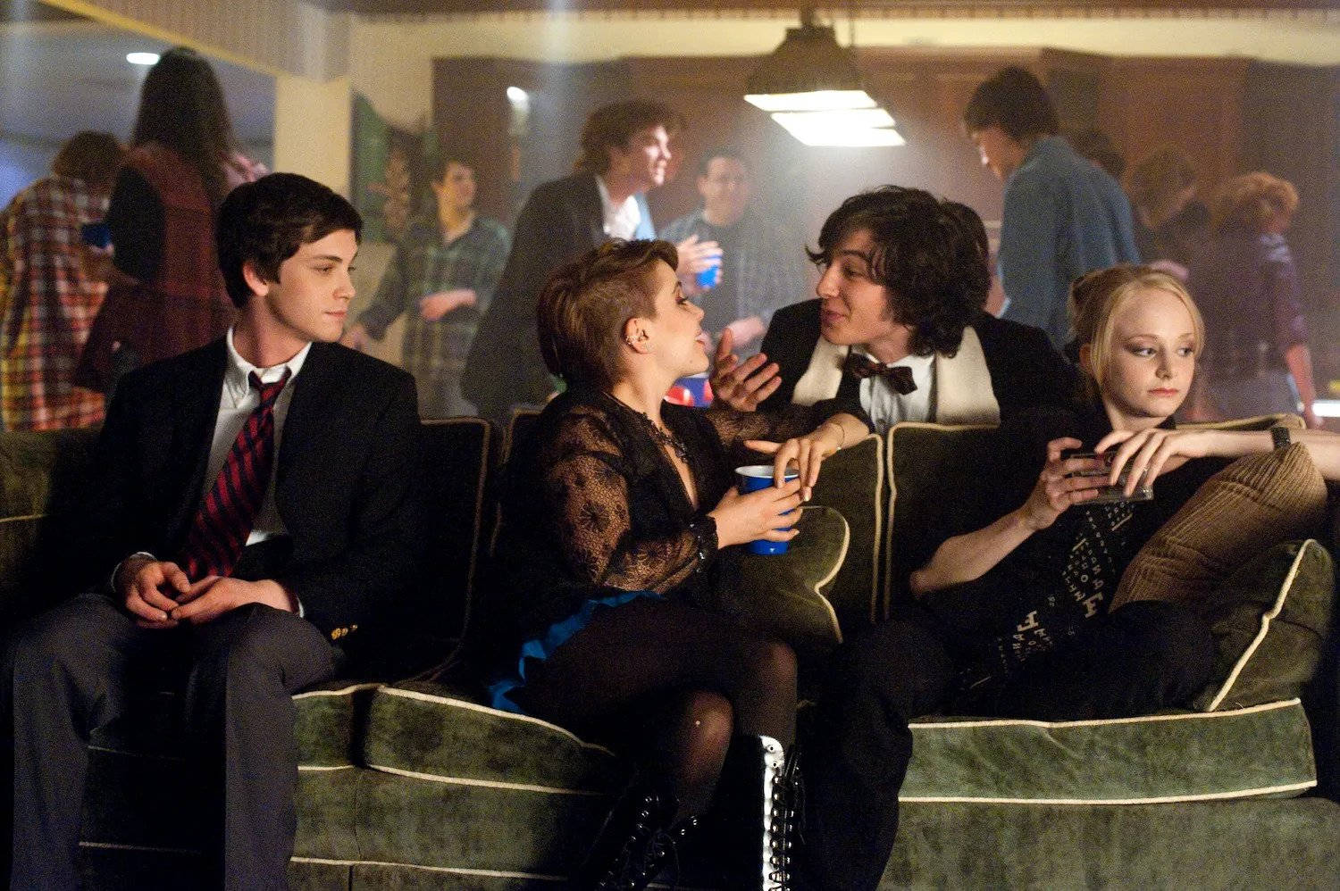 The Unforgettable Party Scene From The Perks Of Being A Wallflower Background