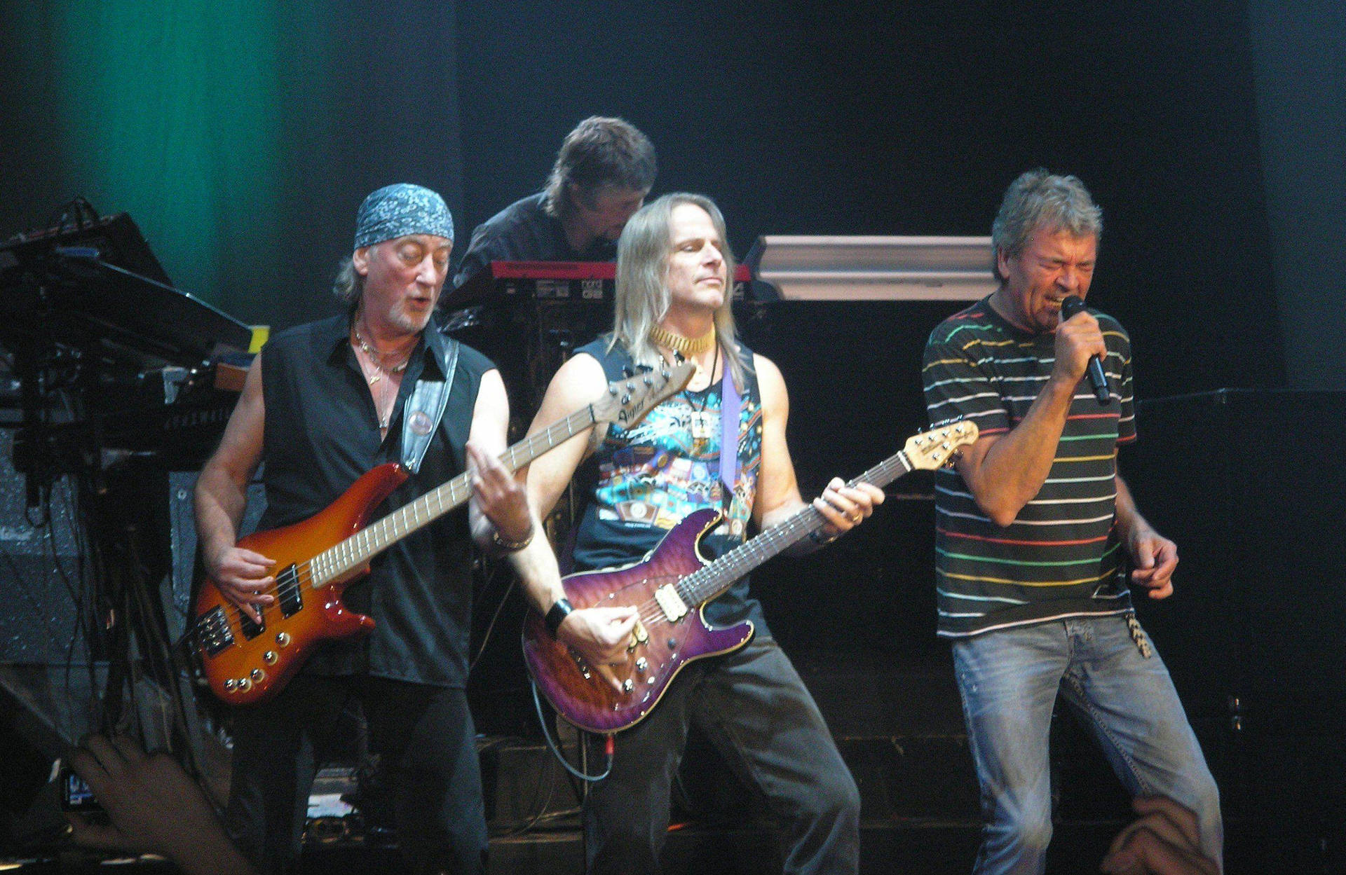 The Unique British Rock Band, Deep Purple, Performing Live In Split, Croatia, 2007 Background