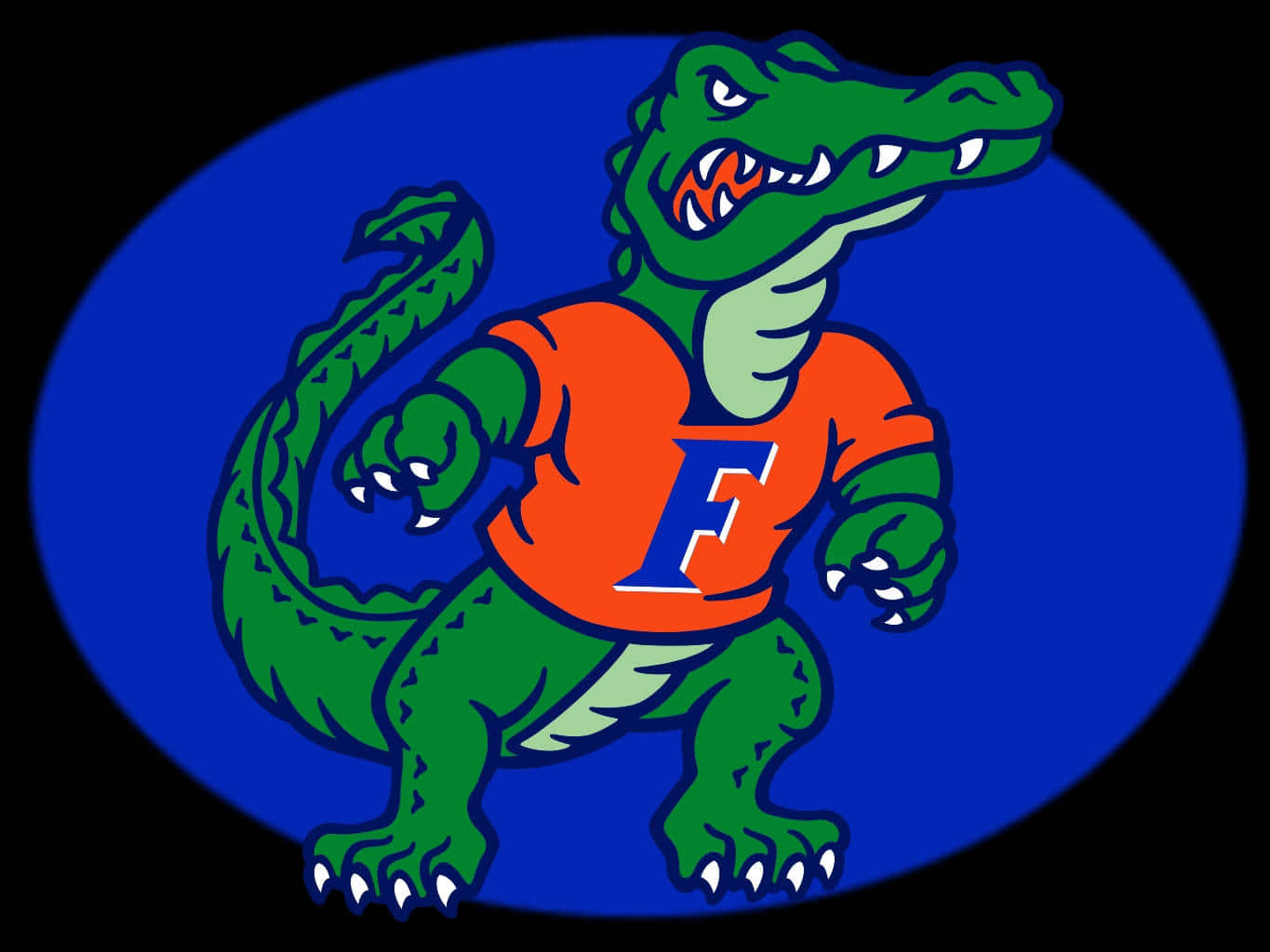 The University Of Florida Gators Logo Background