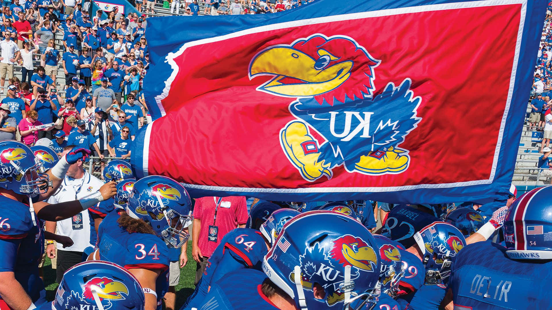 The University Of Kansas' Jayhawks Soar In New Heights Background