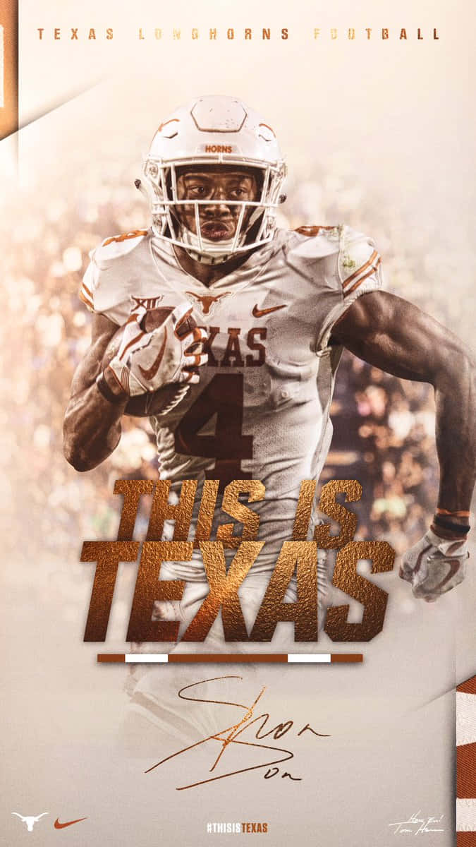 The University Of Texas Football Program: Home Of The Legendary Longhorns Background