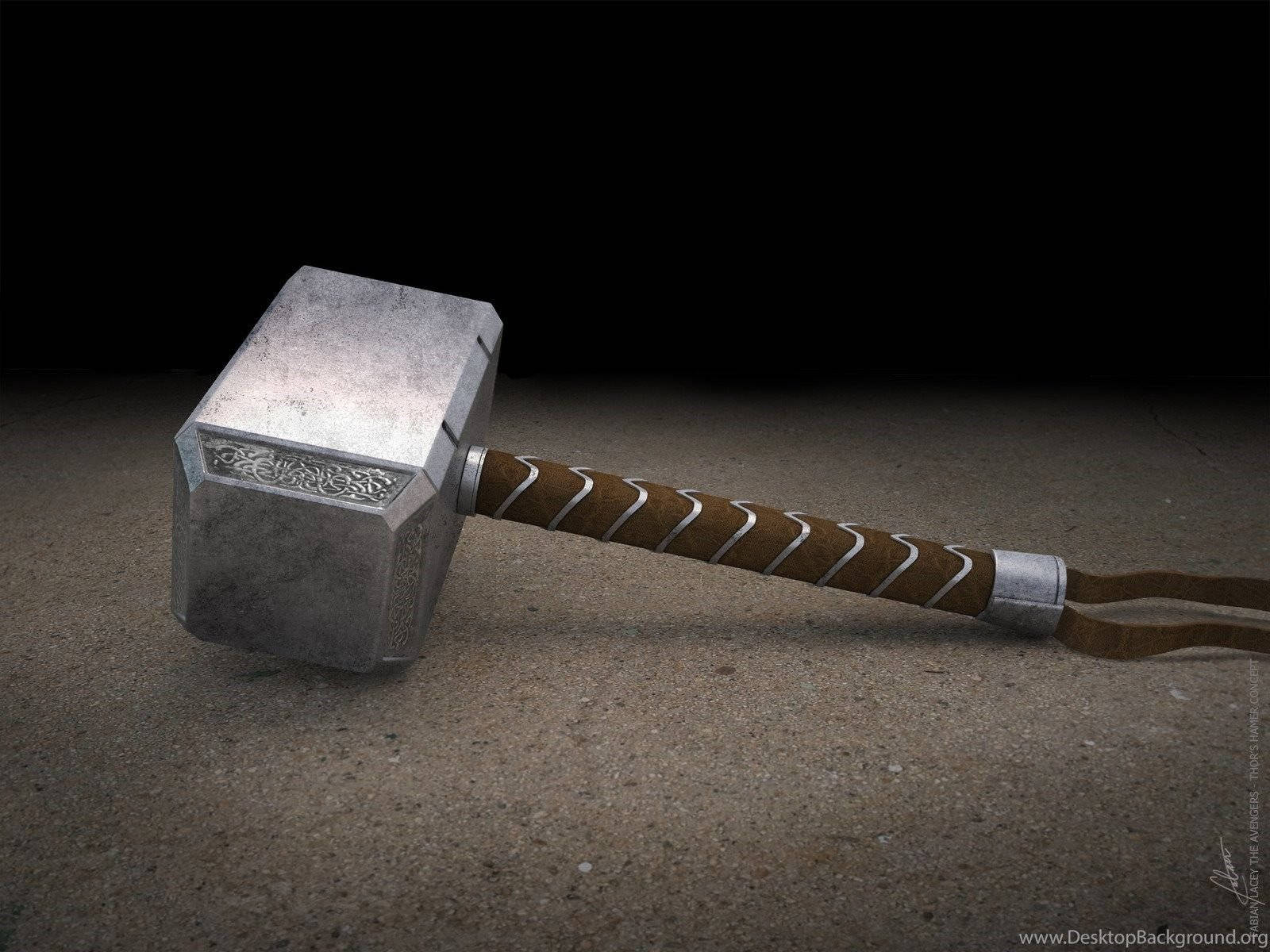 ____ The Unstoppable Power Of Thor's Hammer Background