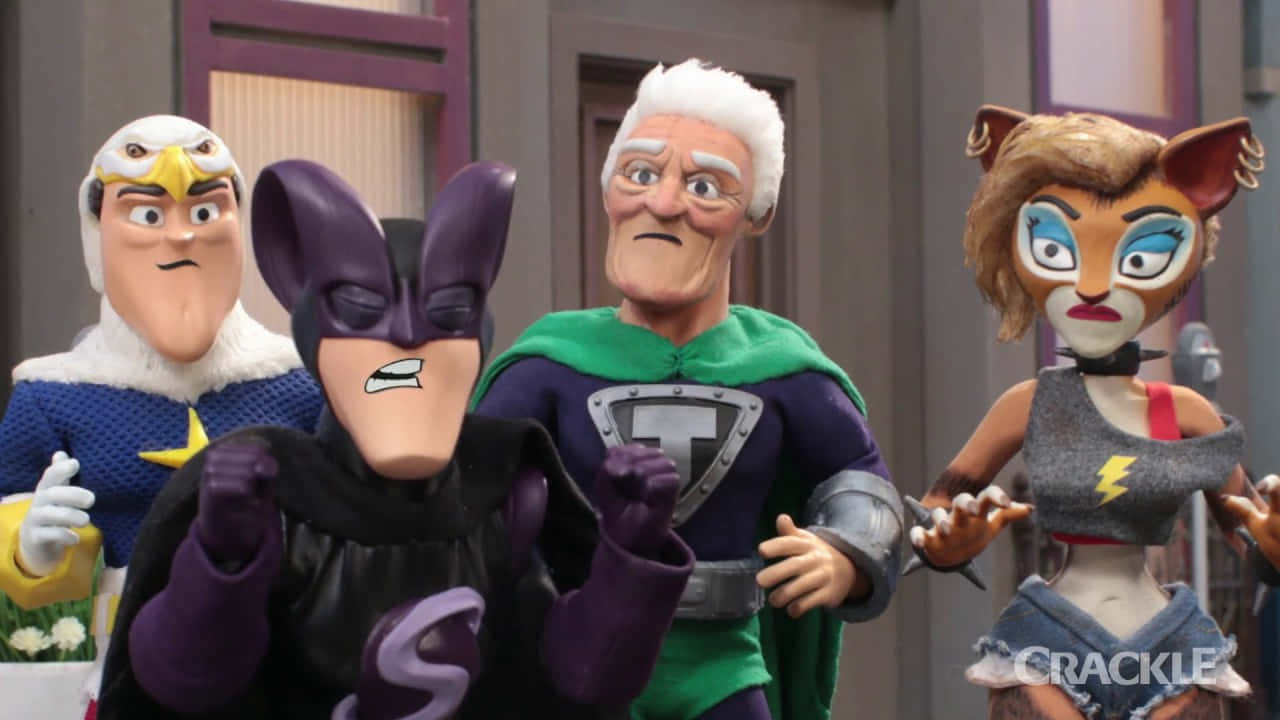 The Unstoppable Team Of Supermansion Background