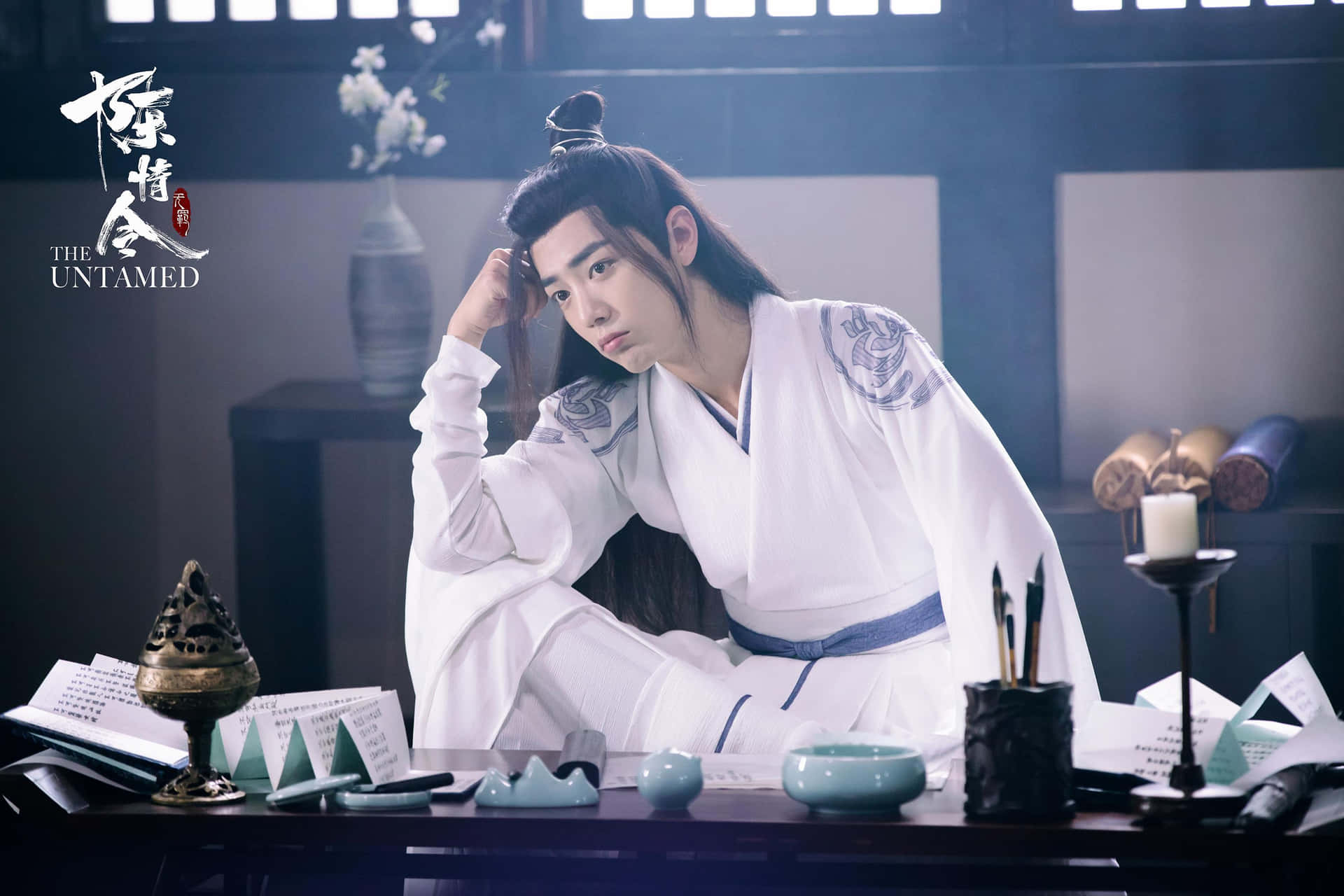 The Untamed Lan Wangji Worried Face Background