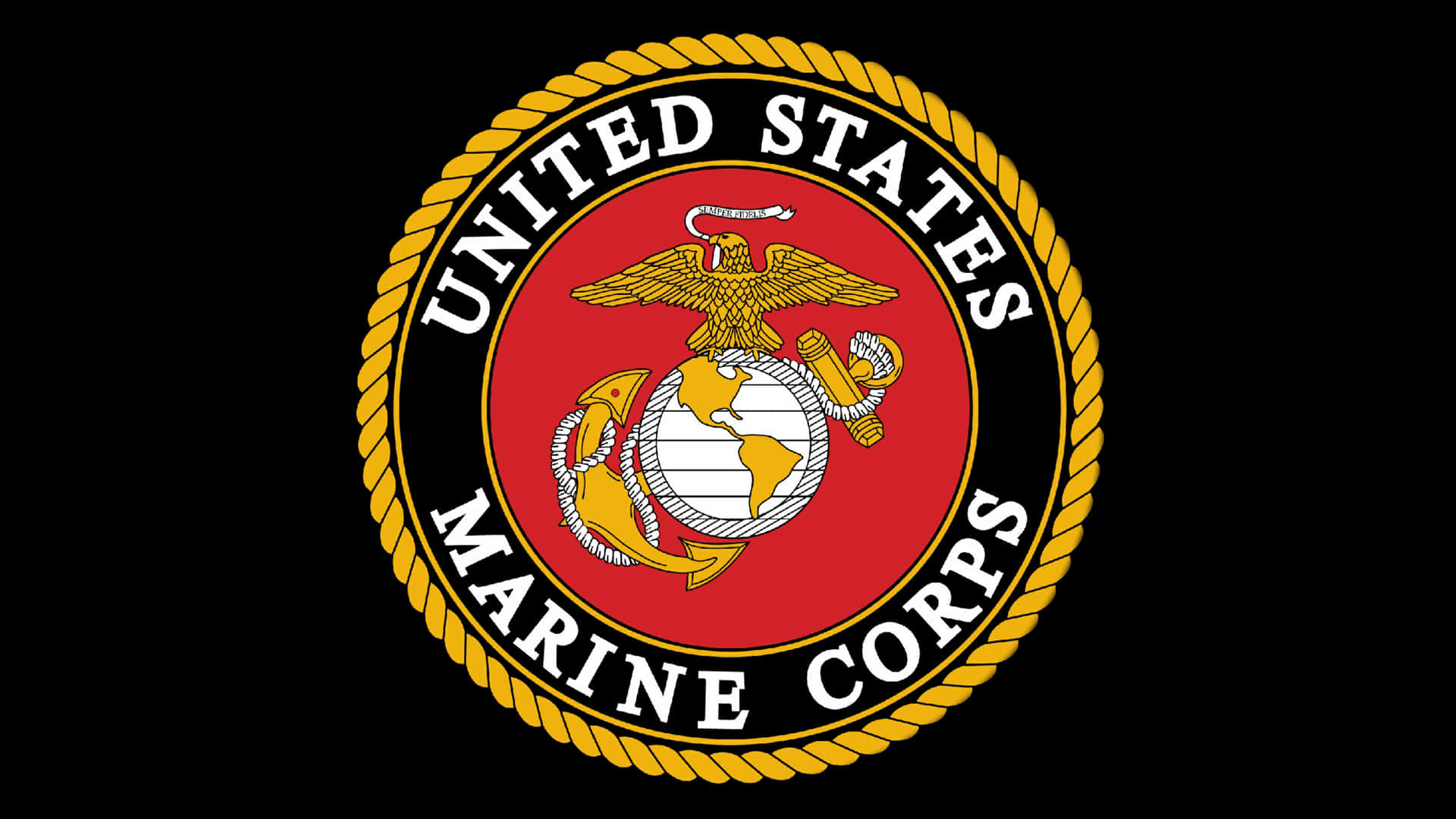 The Us Marine Corps Logo Background