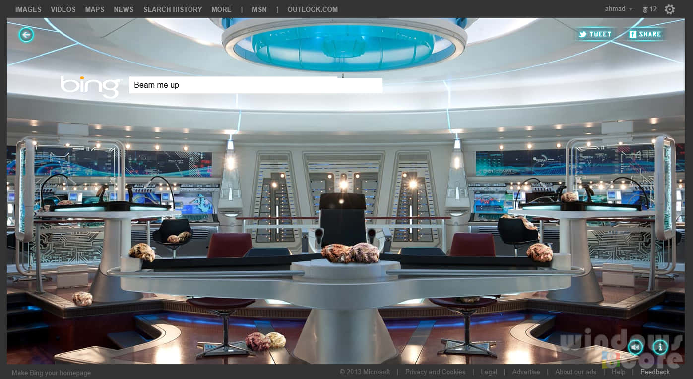 The Uss Enterprise Bridge - Command Central Of The Great Starship