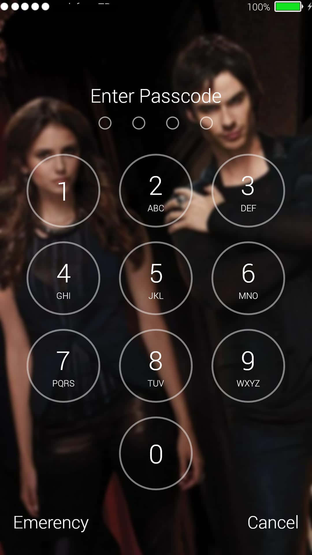 The Vampire Diaries Lock Screen - Screenshot Background