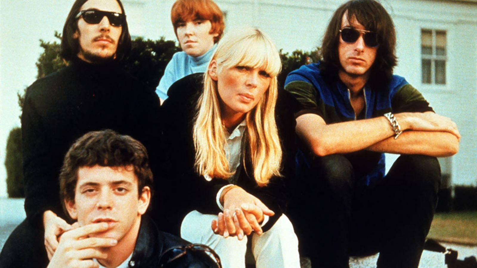 The Velvet Underground Members 1969 Portrait Background