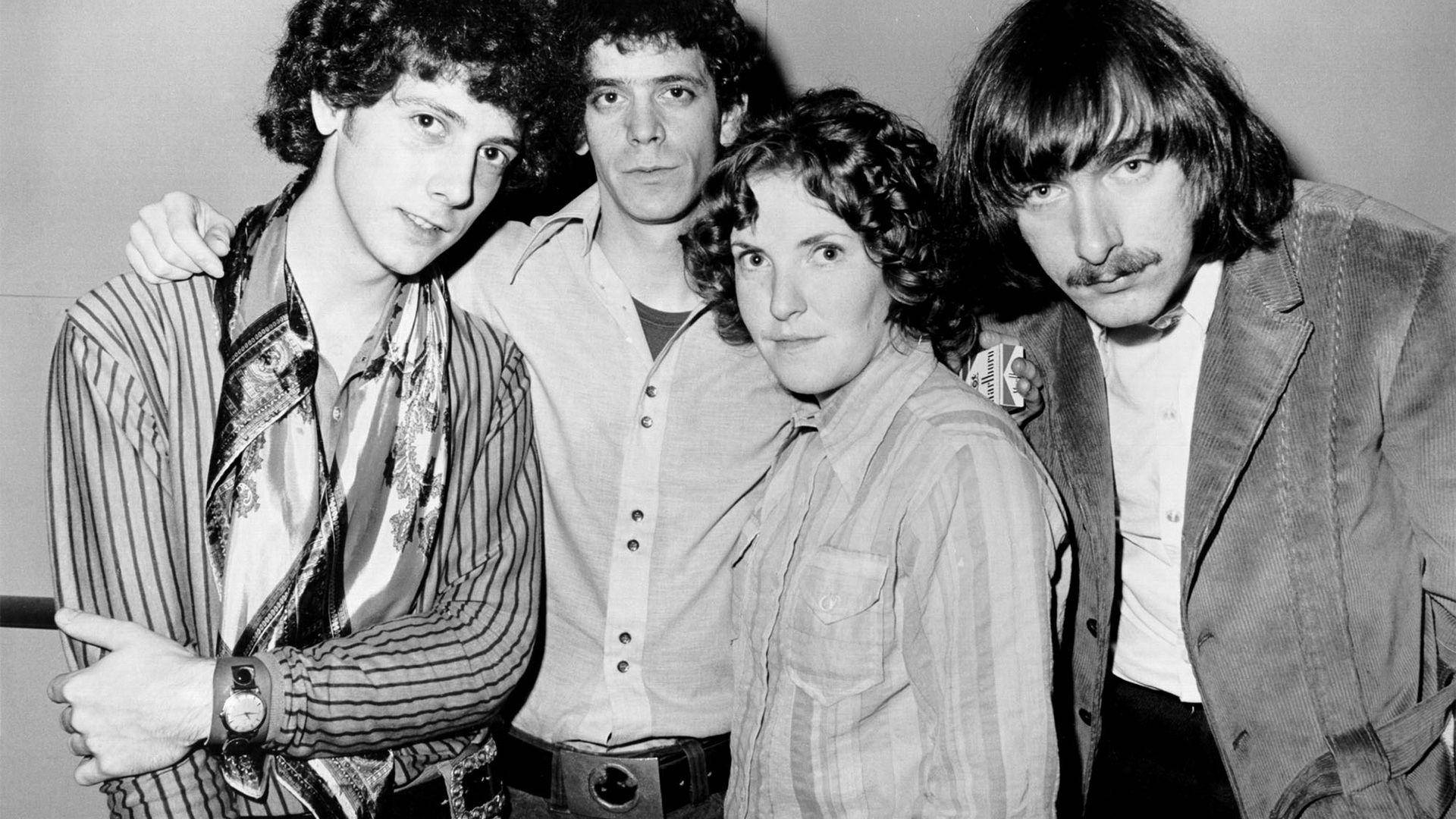 The Velvet Underground Members 1970 Portrait Background