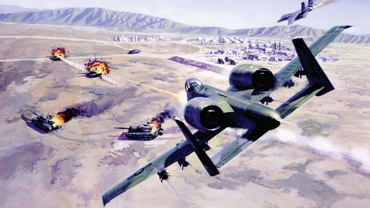 The Versatile A-10 Warthog Background