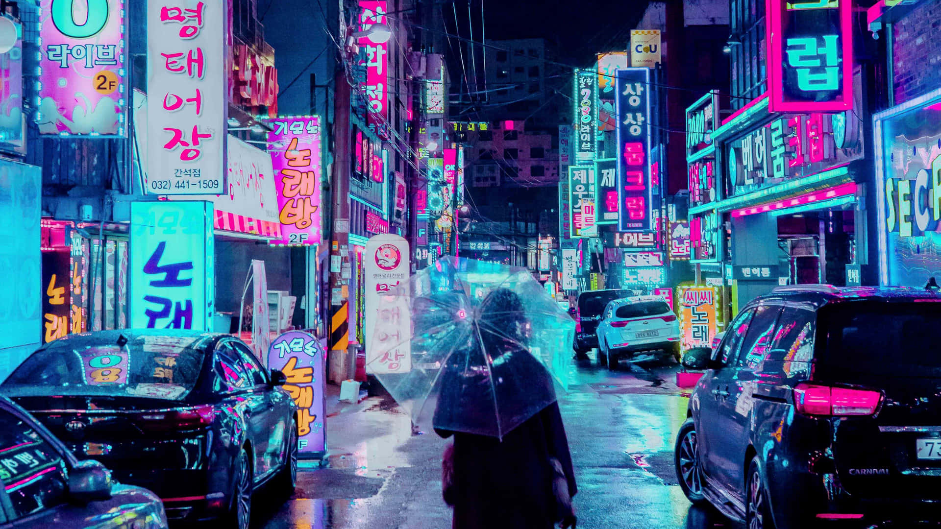 The Vibrant Colors Of Japanese Anime Bring The Screen To Life Background