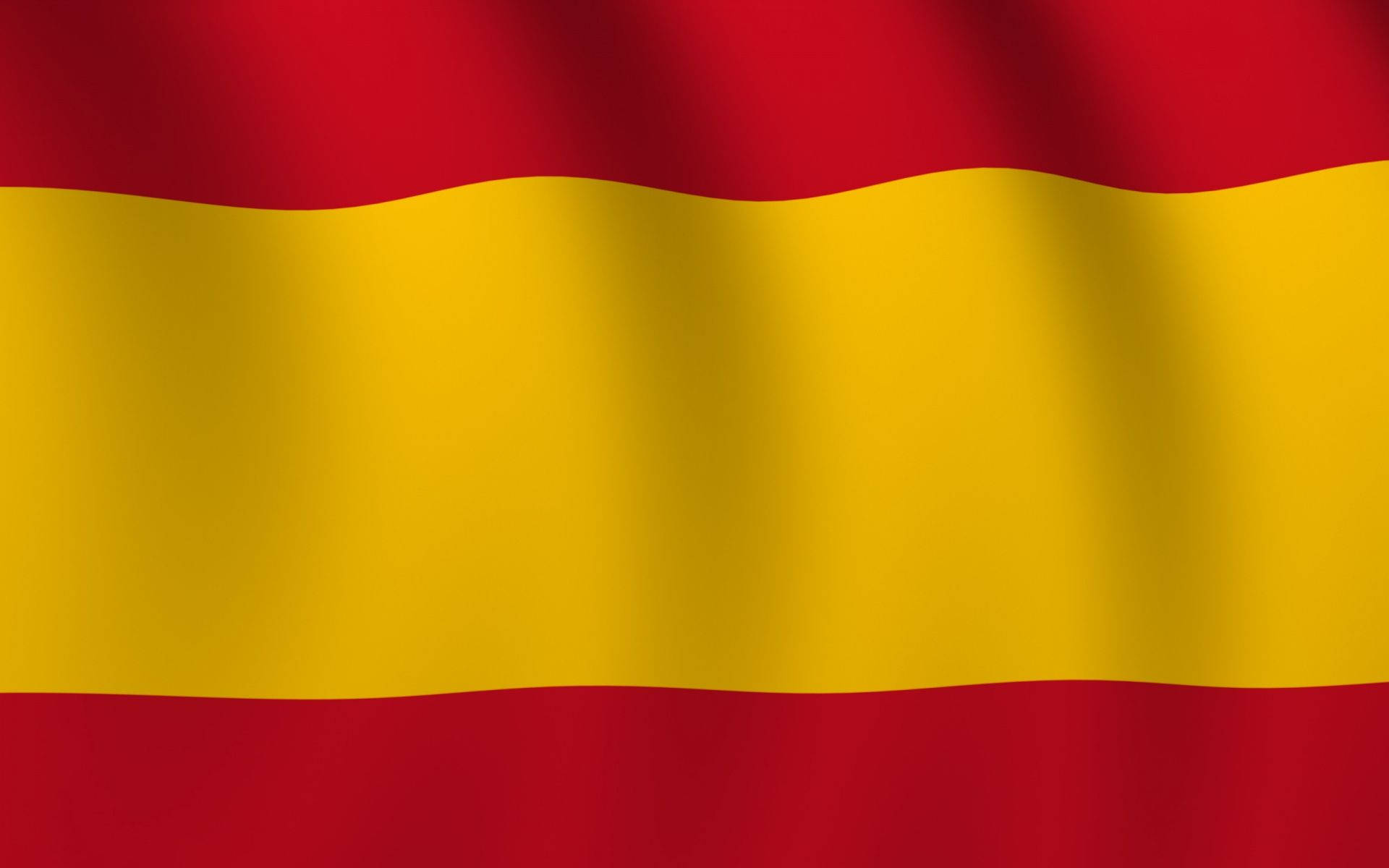 The Vibrant Display Of The National Flag Of Spain