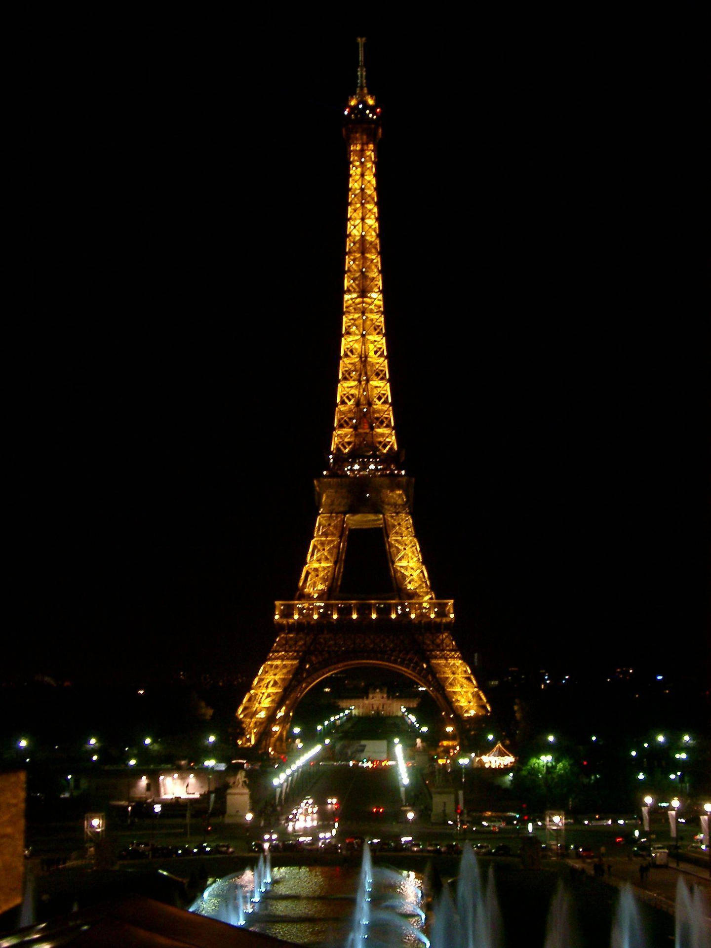 “the View Of The Eiffel Tower In Paris”