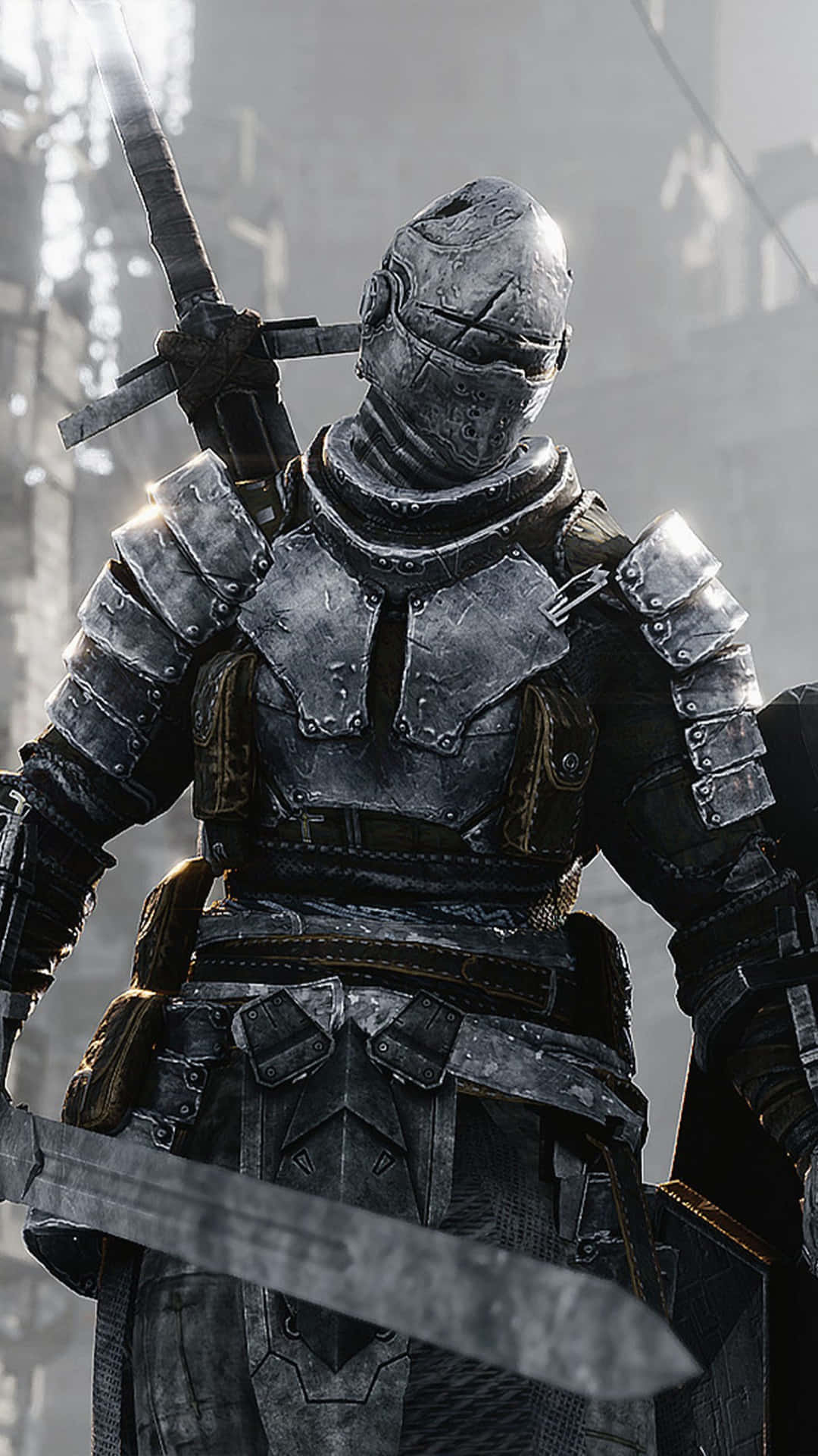 The Vigilant Warden Armor From For Honor Background