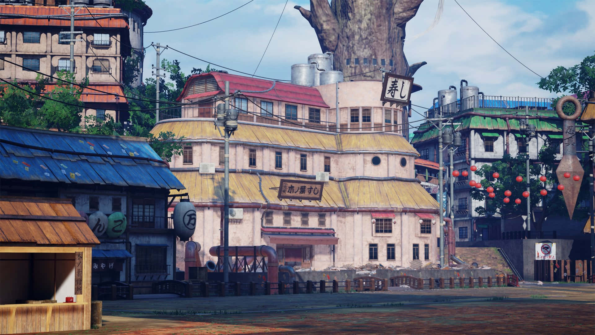 The Village Hidden In The Leaves – Welcome To Konoha Background