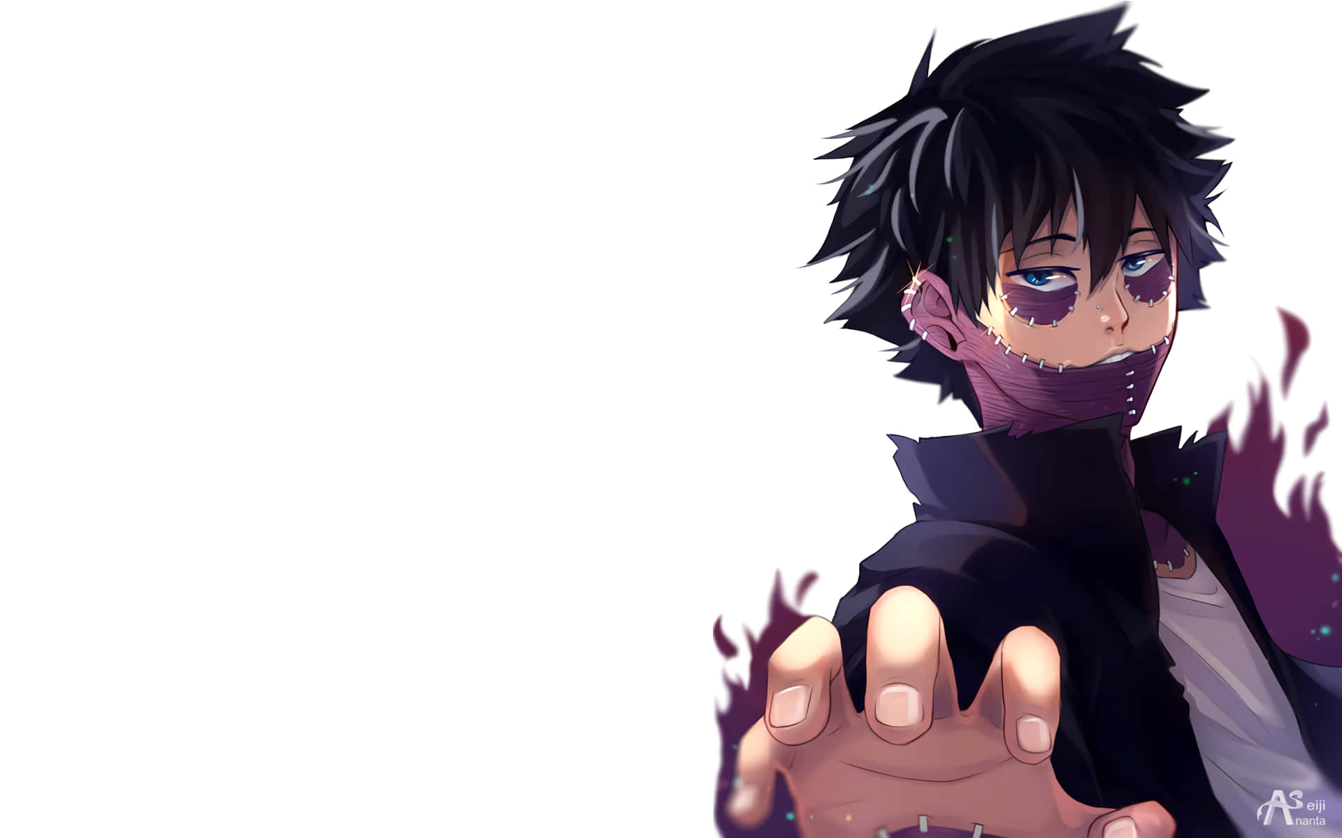 The Villainous Dabi From Boku No Hero