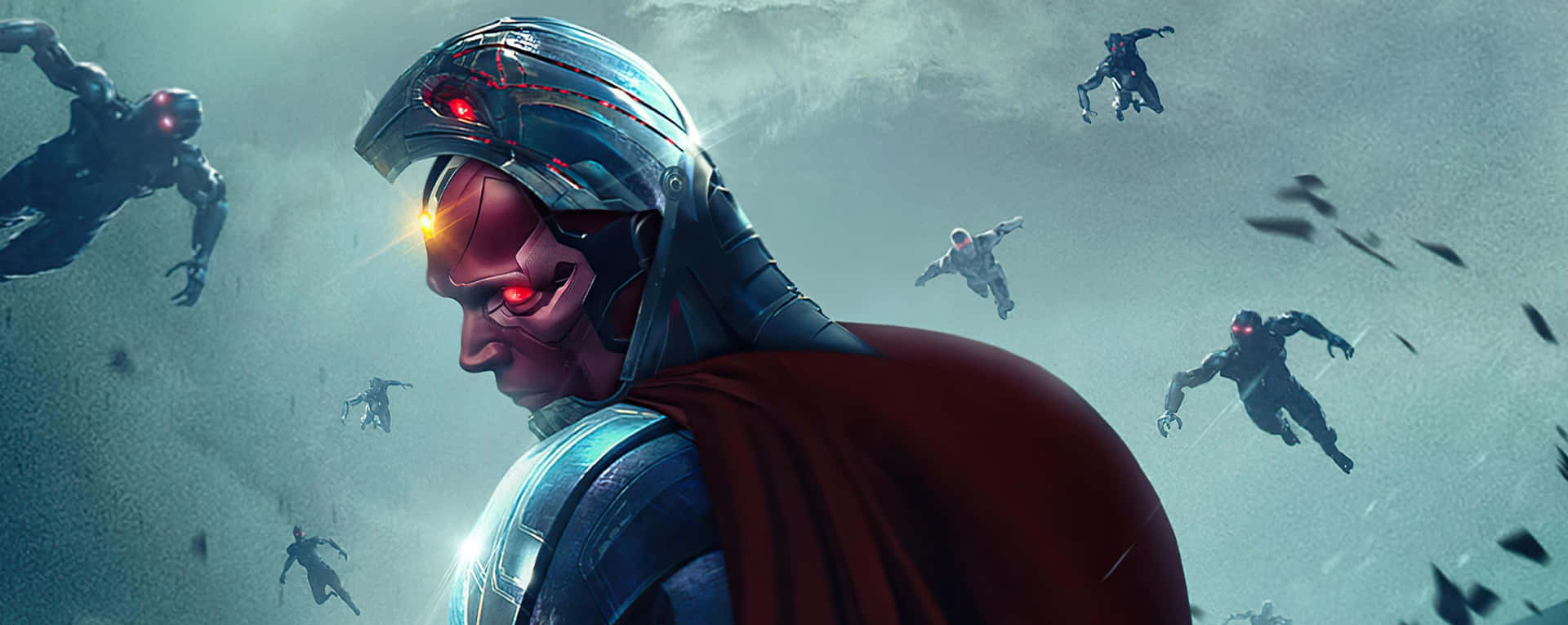 The Vision Avengers - United For The Greater Good Background