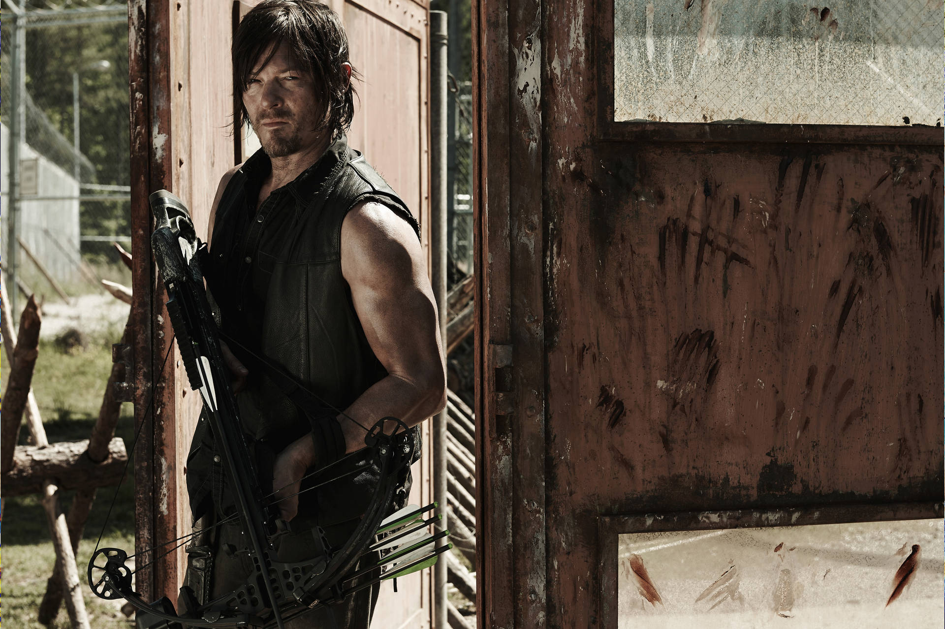 The Walking Dead Daryl Guard Background