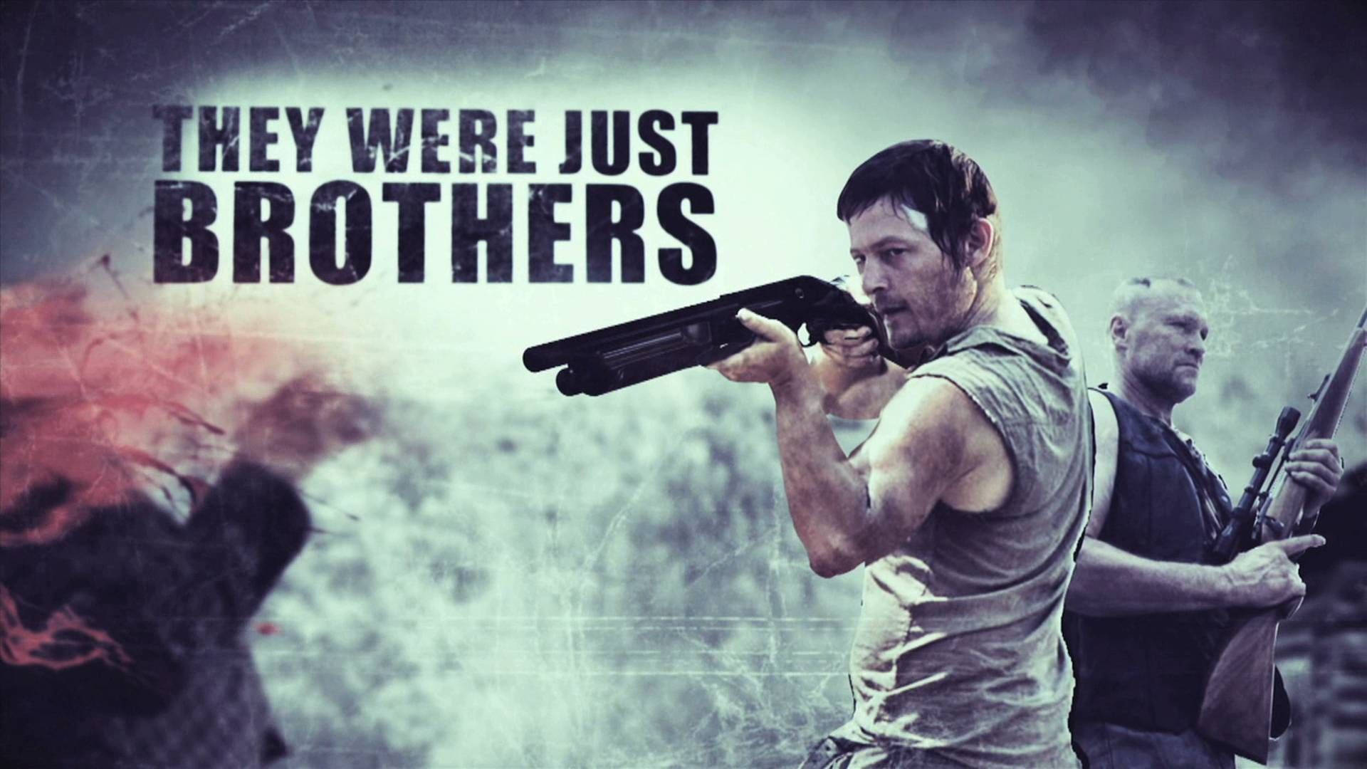 The Walking Dead They Were Just Brothers Background