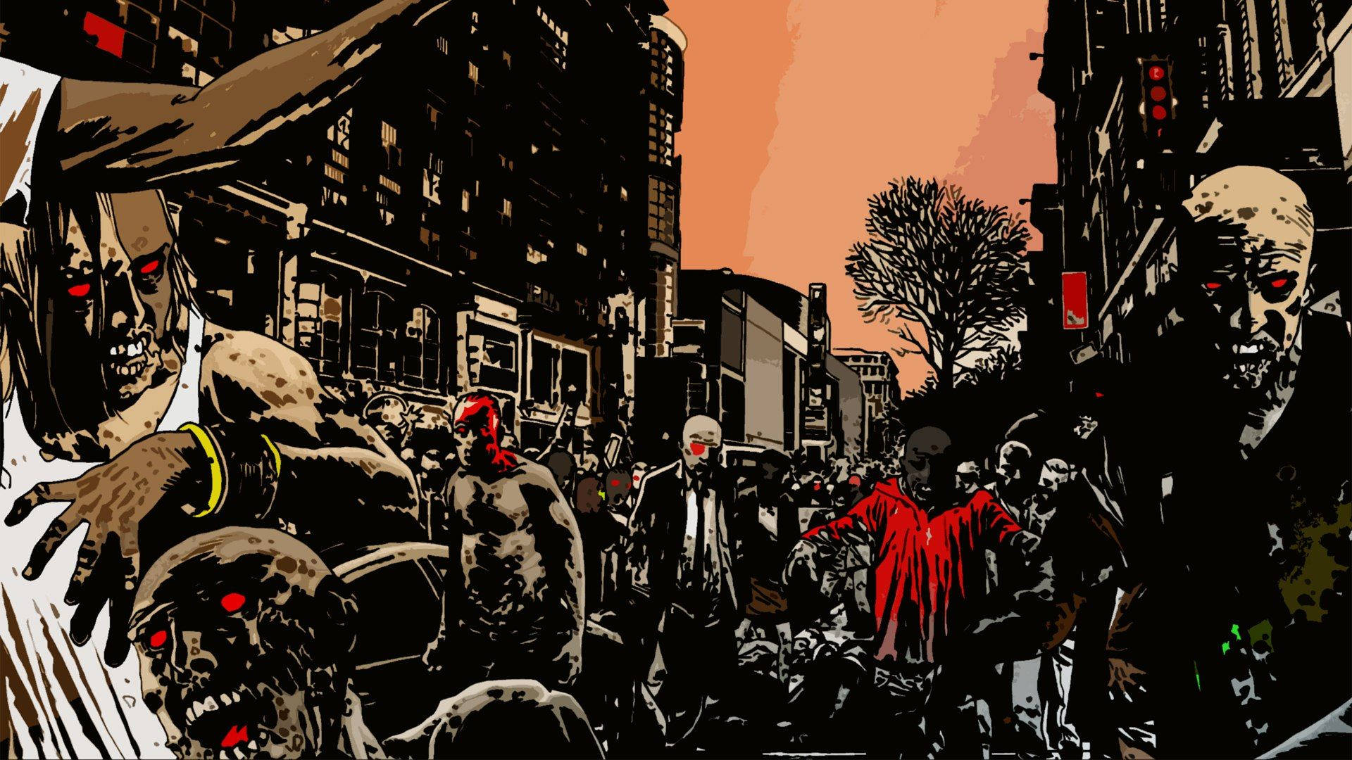 The Walking Dead Zombie Background