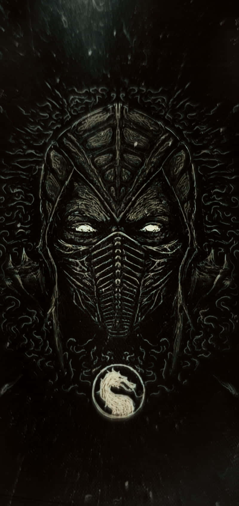 The Warrior Noob Saibot Battles Against His Enemies Background
