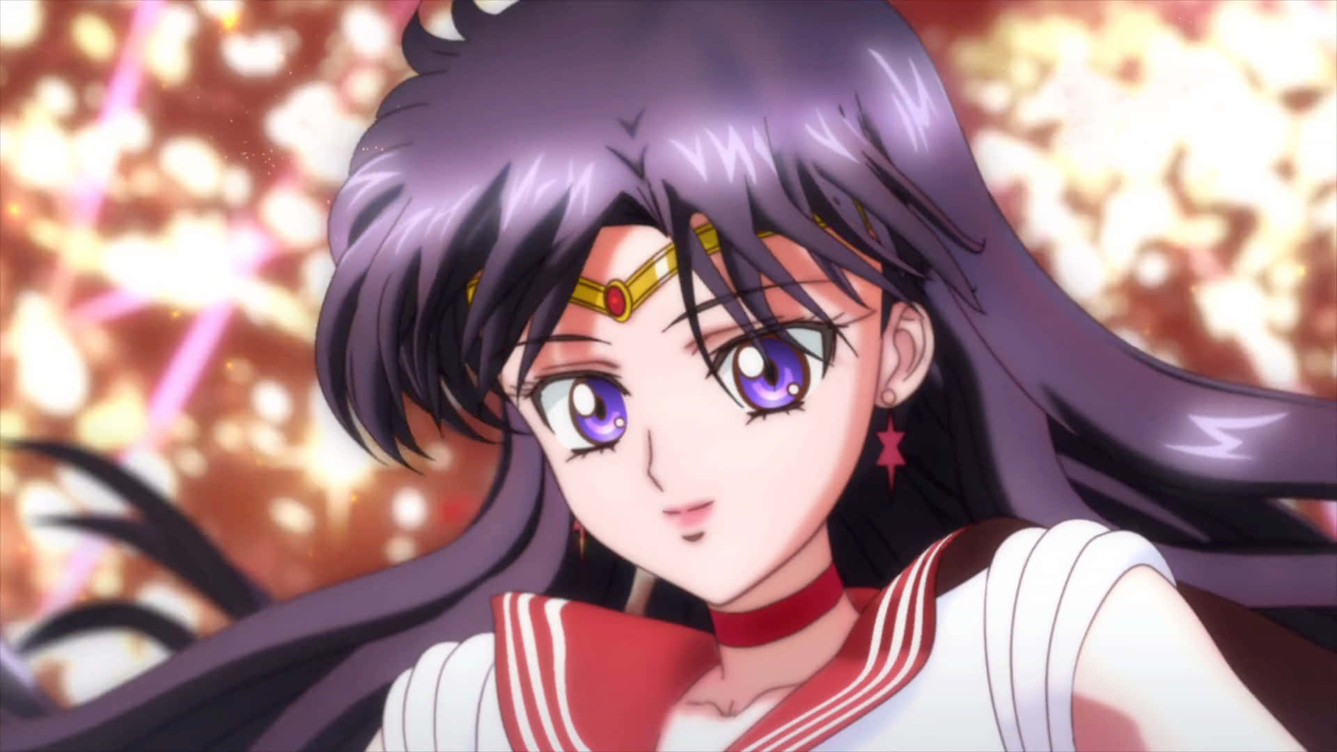 The Warrior Of Fire And Passion, Sailor Mars! Background