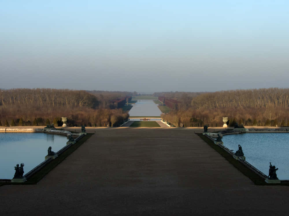 The Water Parterre Of The Palace Of Versailles