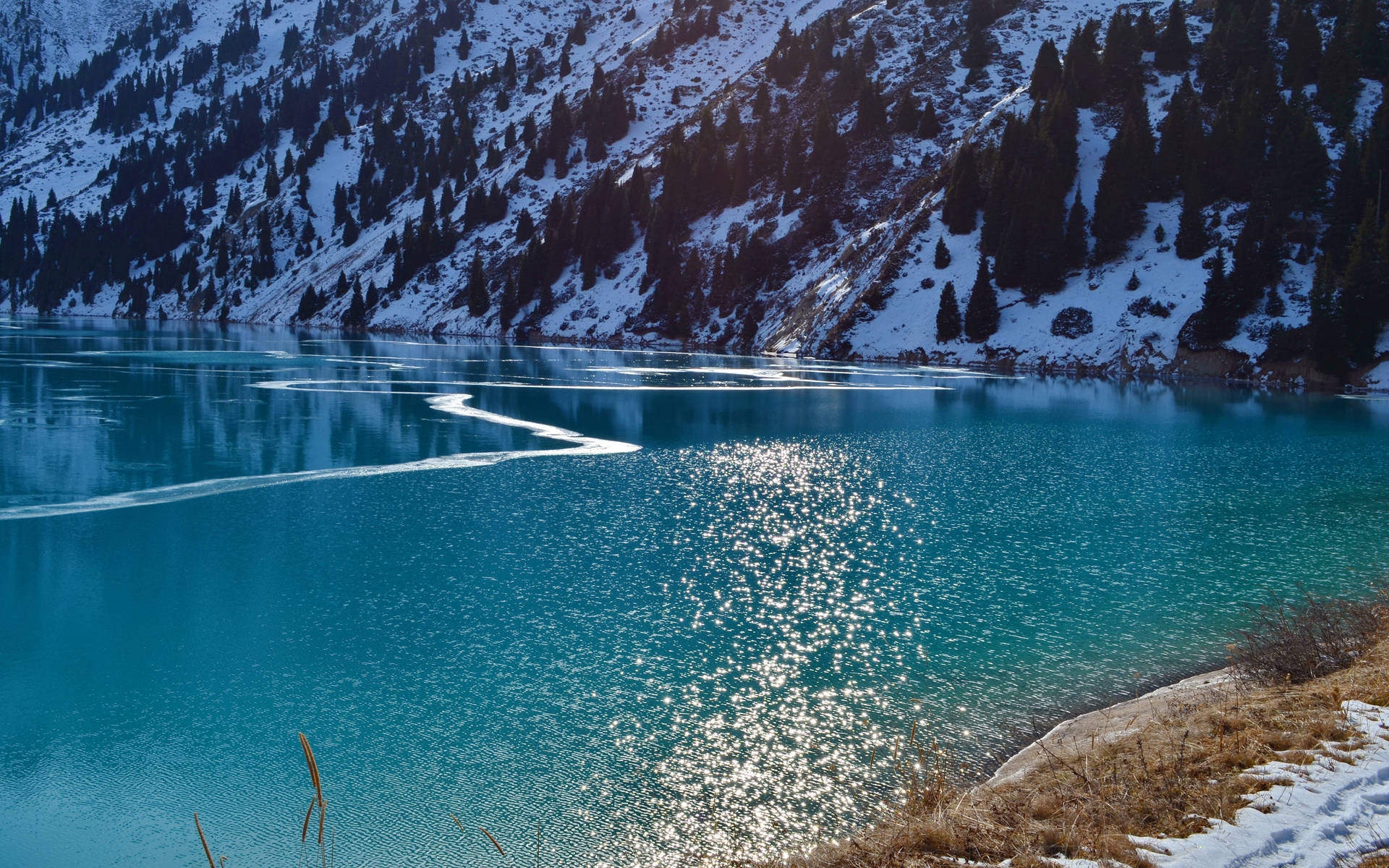 The Waters Of Big Almaty Lake