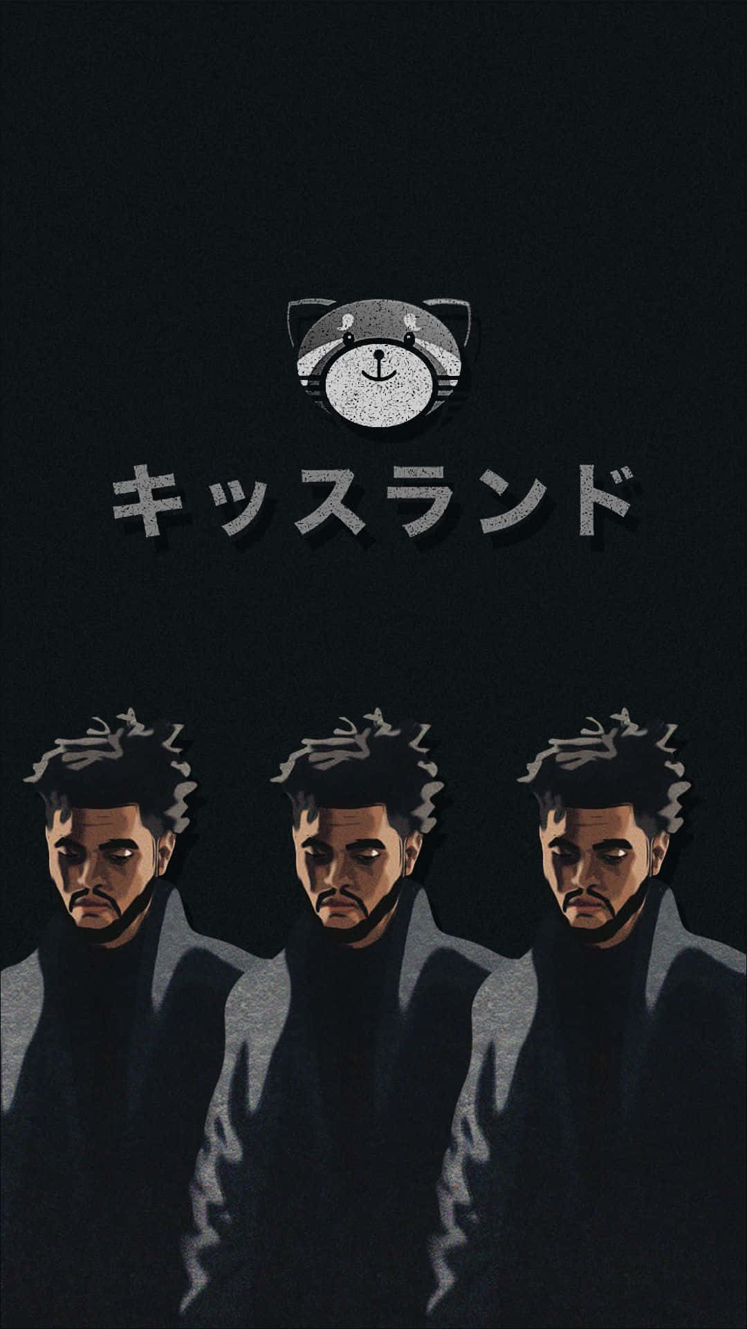 The Weeknd Animated Art Iphone Background