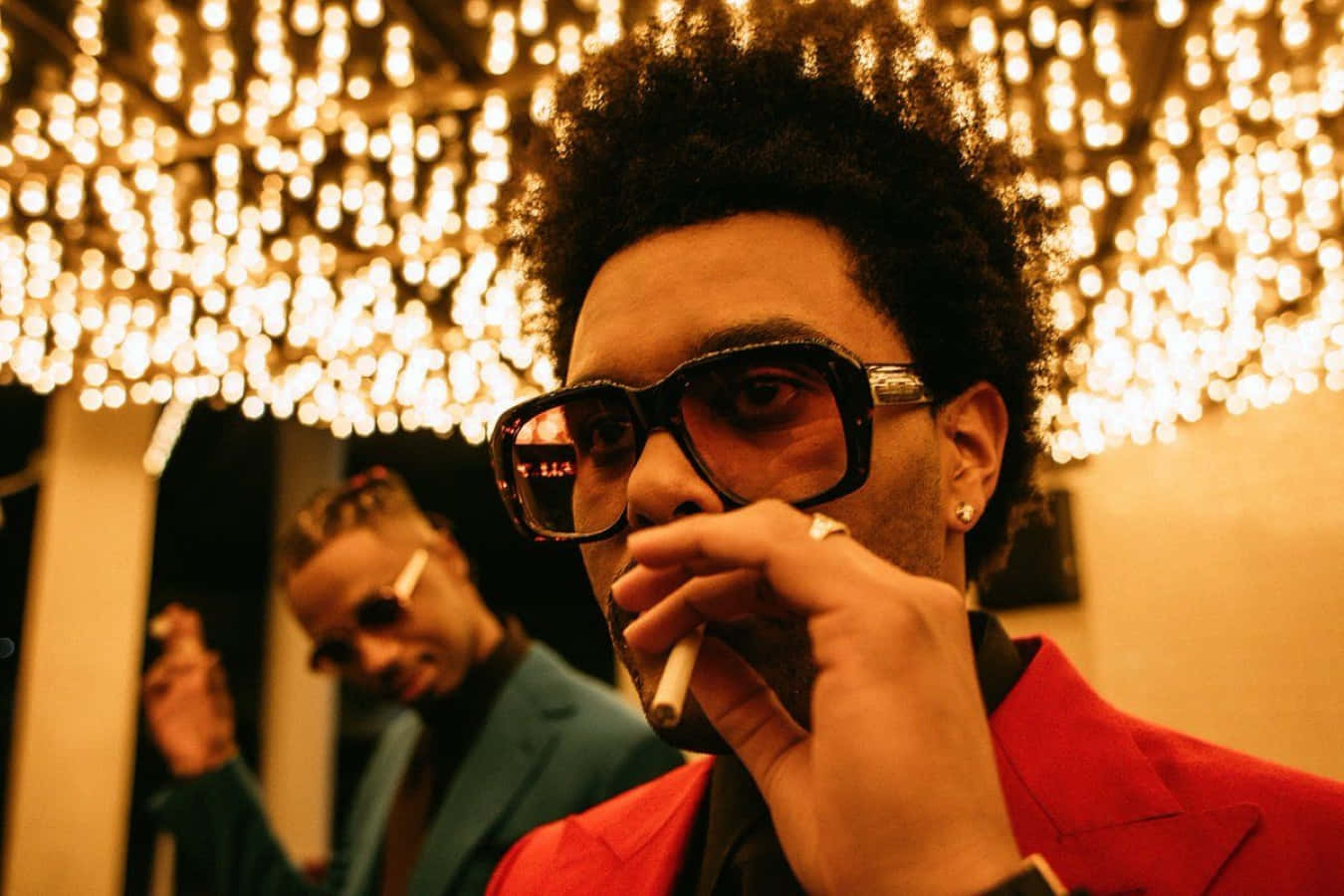 The Weeknd's After Hours: A Dynamic Visual Experience Background