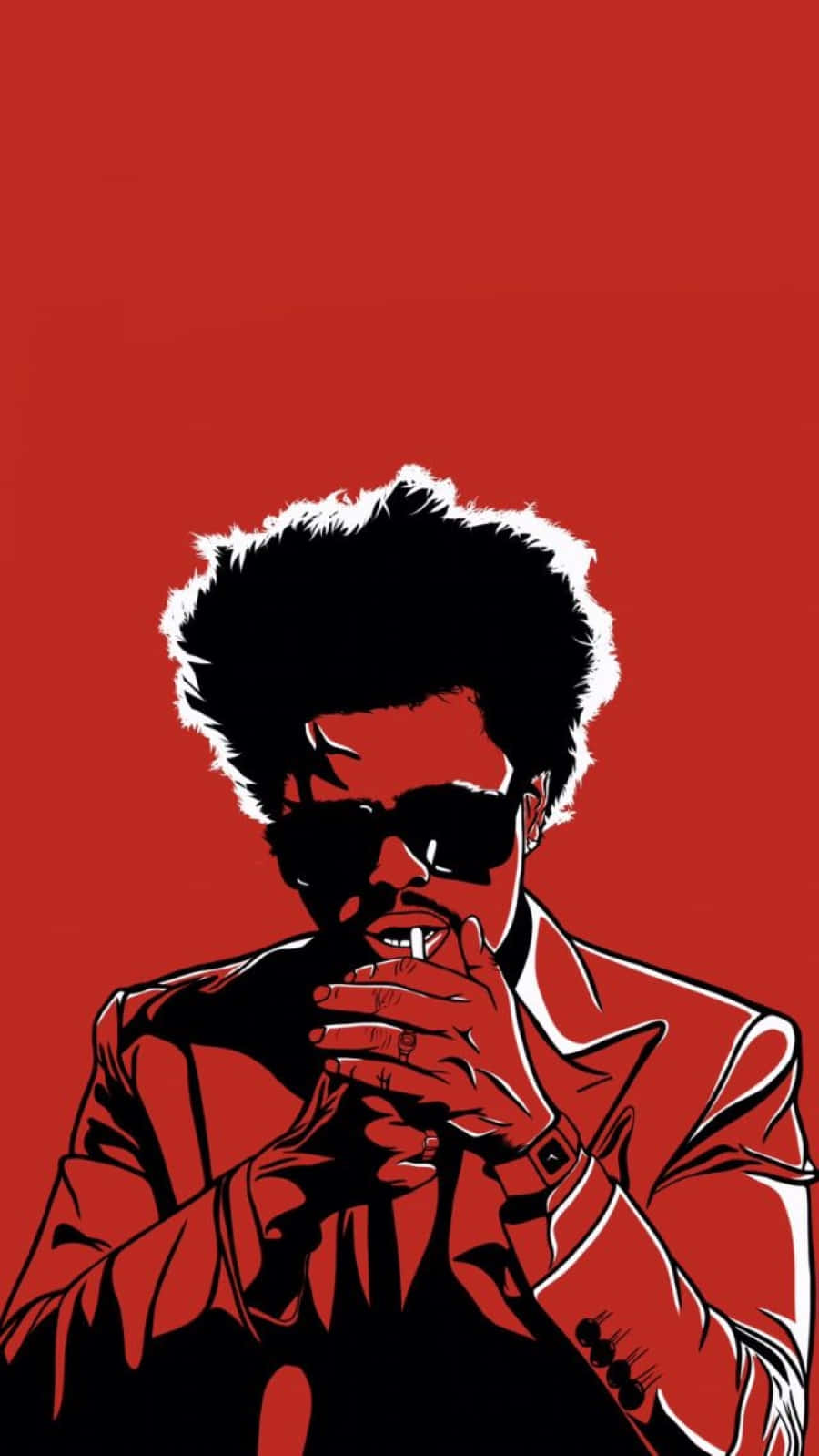 The Weeknd's 'after Hours' Album Art Background