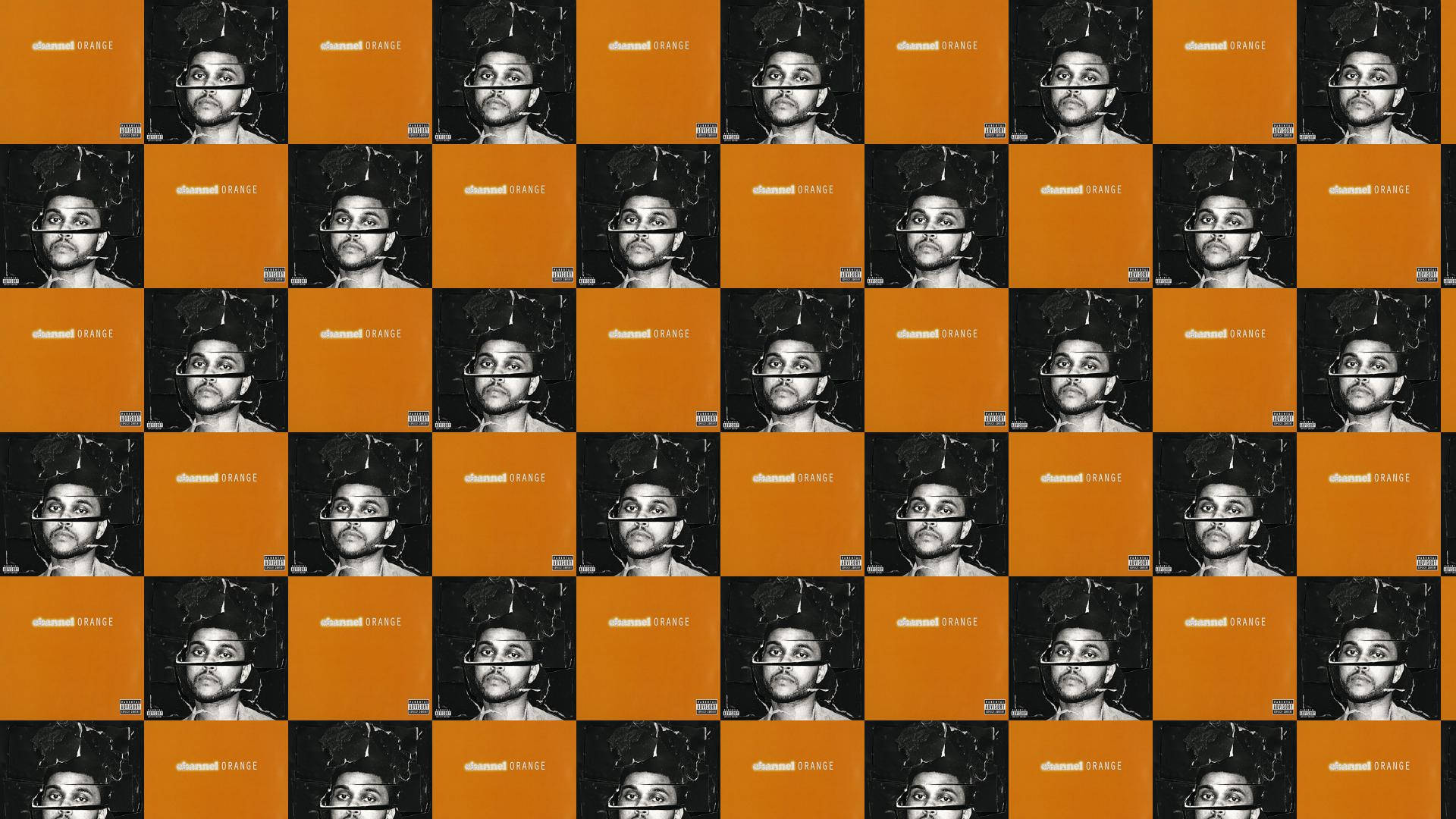 The Weeknd Tile Collage Background