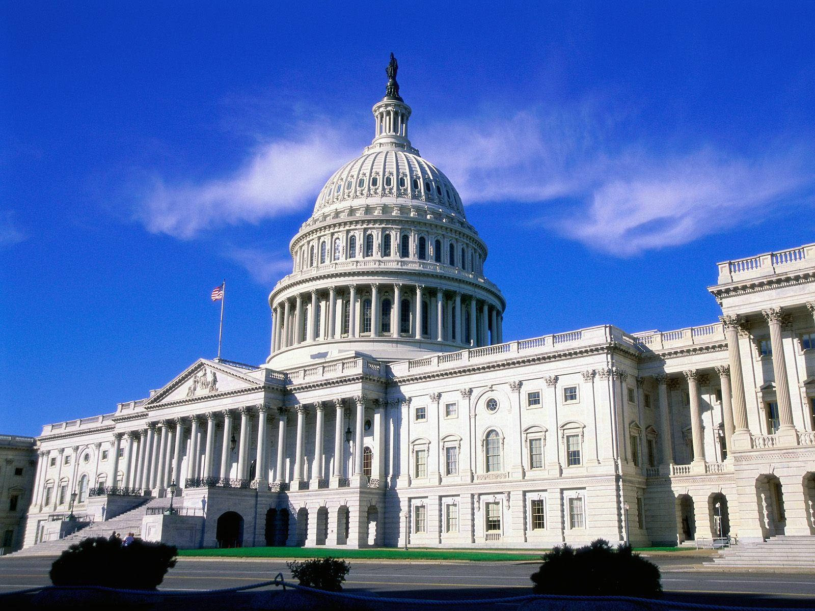 The White House Side View Background