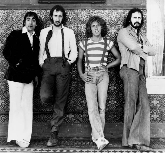 The Who Rock Band Men's Group Background