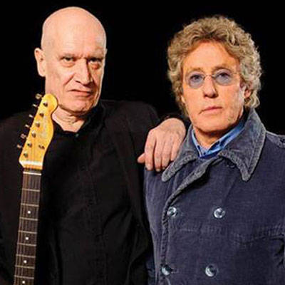 The Who Roger Daltrey With Wilko Johnson Background