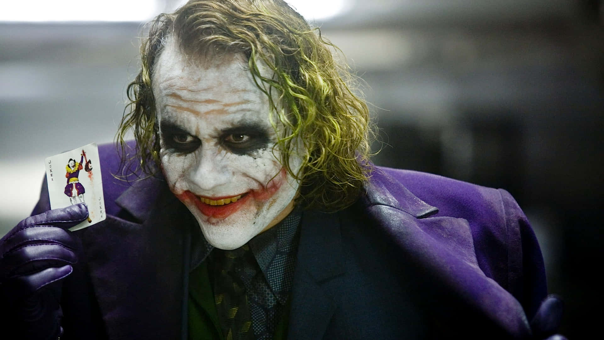 The Wild And Unpredictable Dark Knight Joker Background