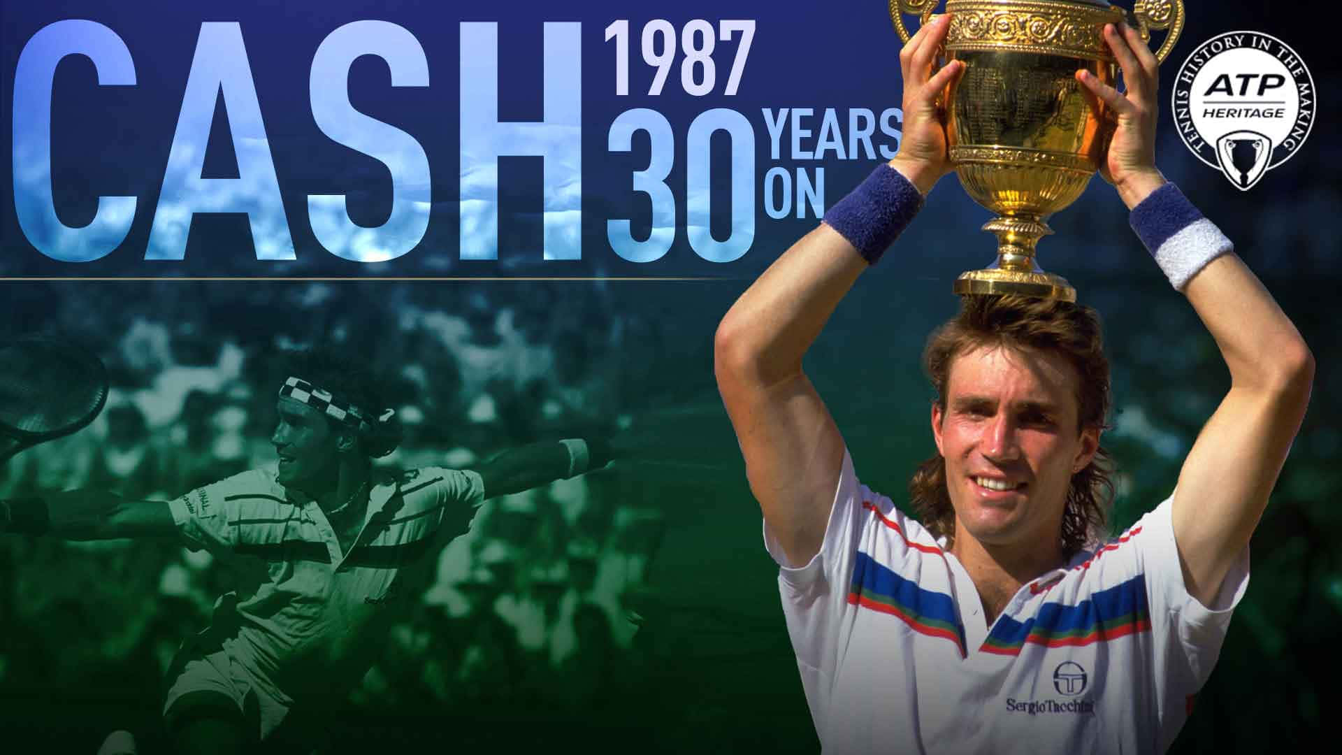 The Wimbledon First Champion Pat Cash Poster Background