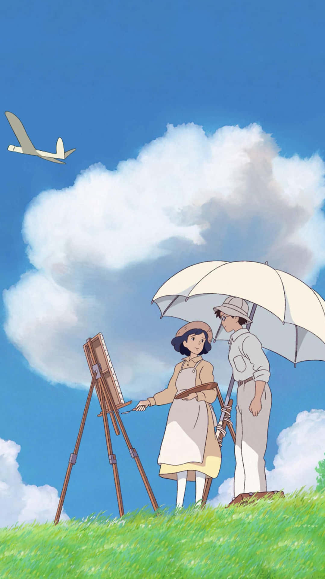 The Wind Rises Studio Ghibli Phone Background