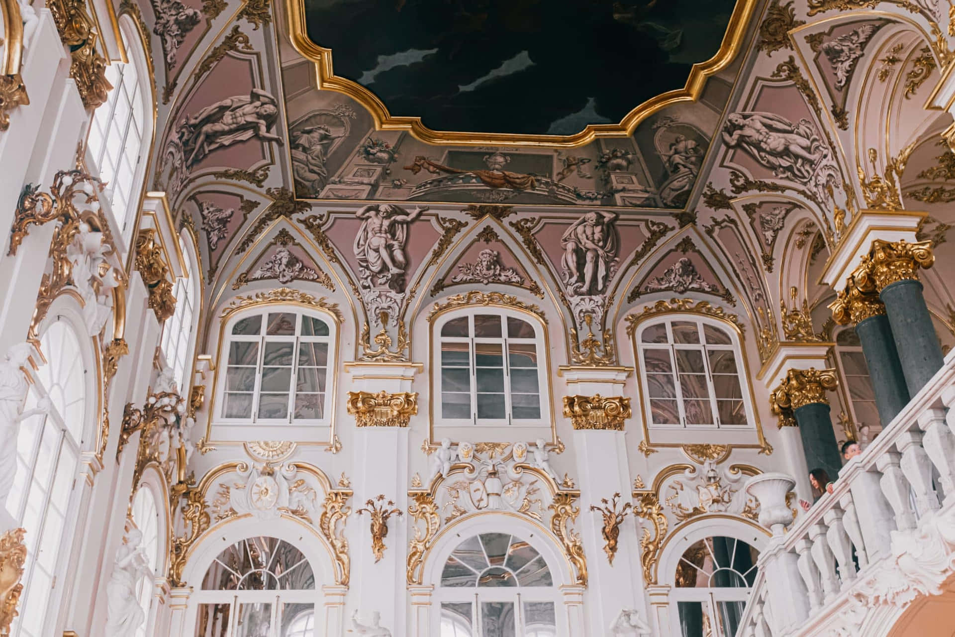 The Winter Palace Hermitage Wall Background