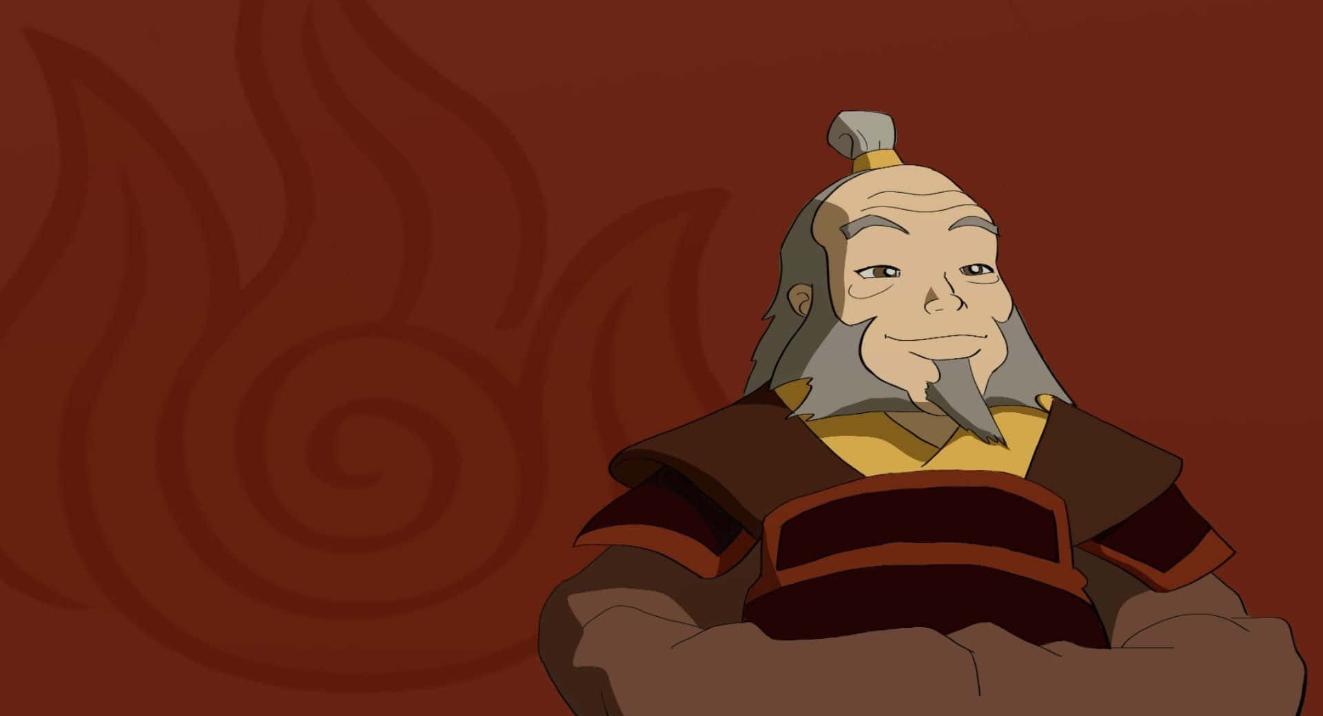 The Wise And Kindly Uncle Iroh From Avatar: The Last Airbender Background