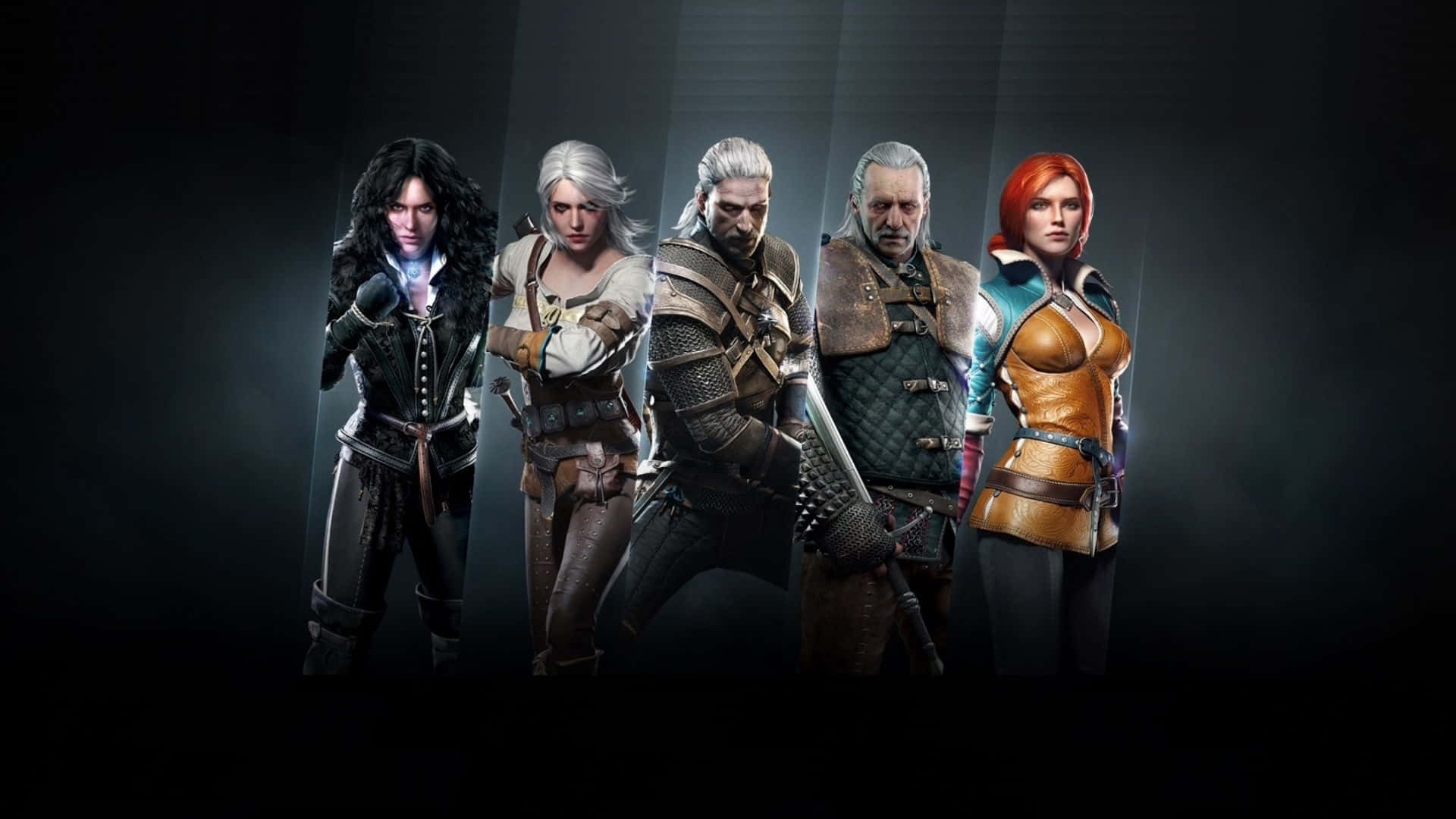 The Witcher 1920x1080 Game Characters Background