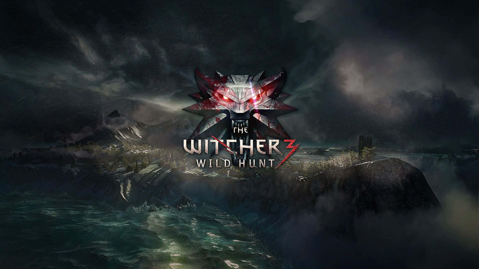 The Witcher 1920x1080 Wild Hunt Logo Background