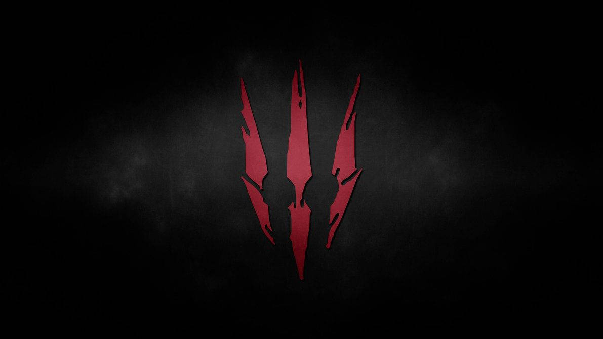 The Witcher 3 Logo On A Black Background