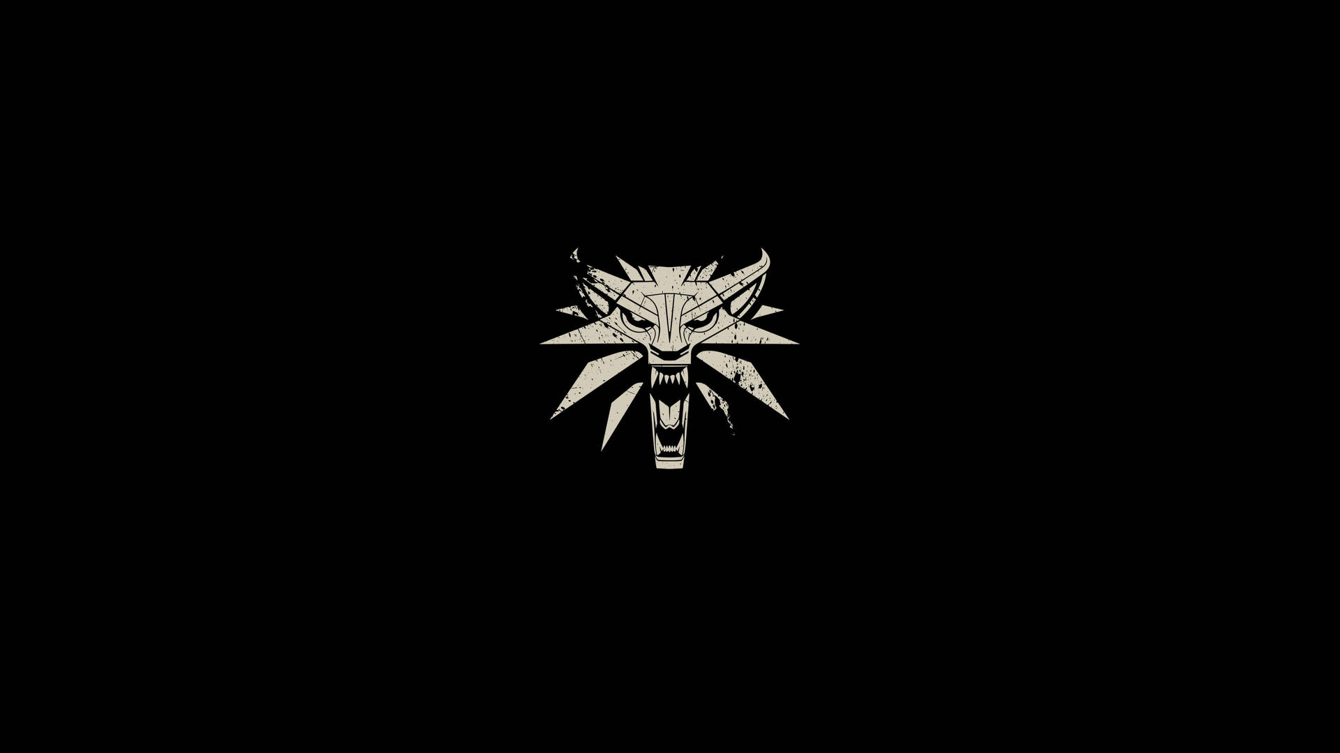 The Witcher 3: Wild Hunt Iconic Emblem - Gaming Logo Background