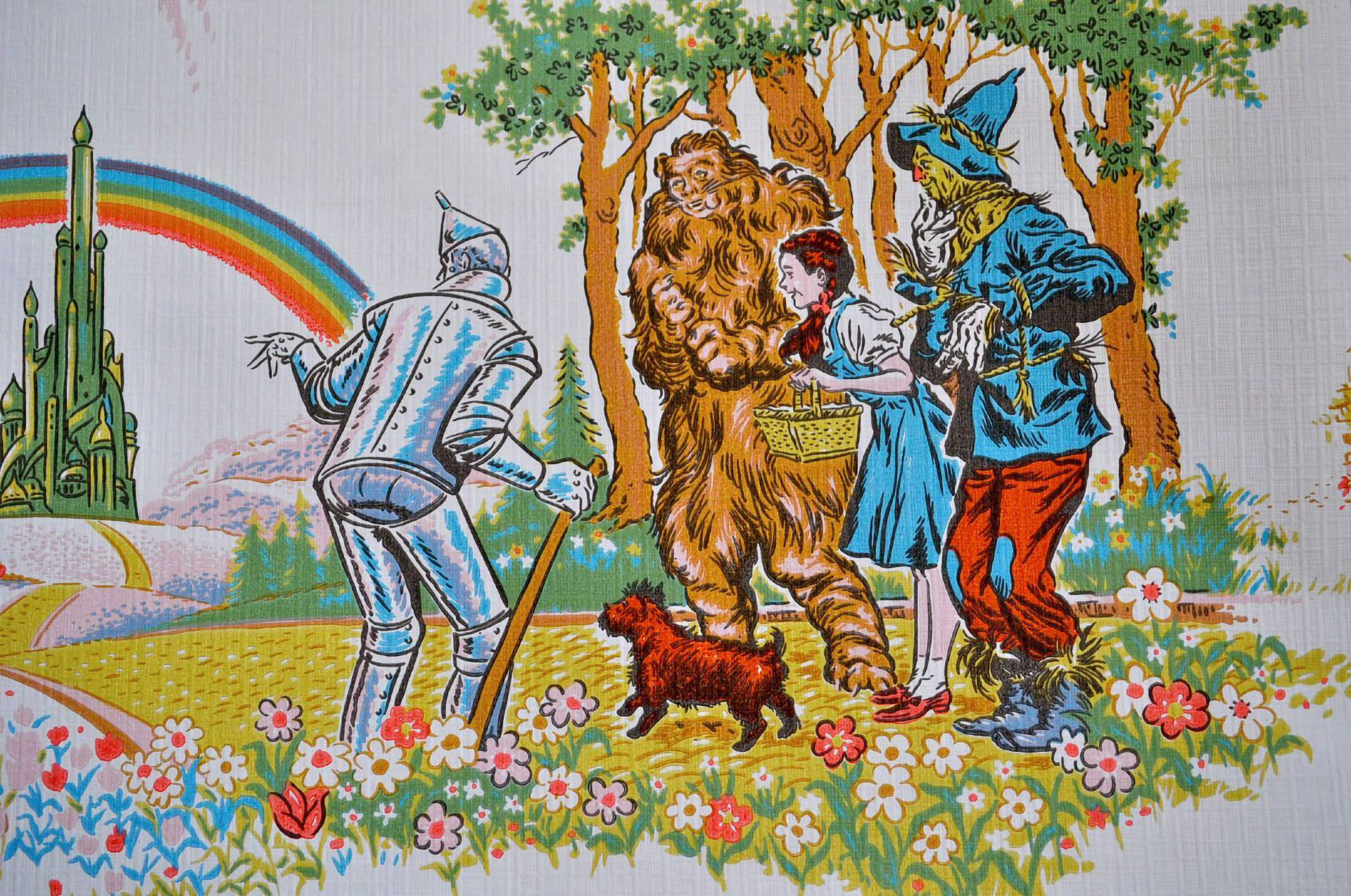 The Wizard Of Oz Colorful Drawing