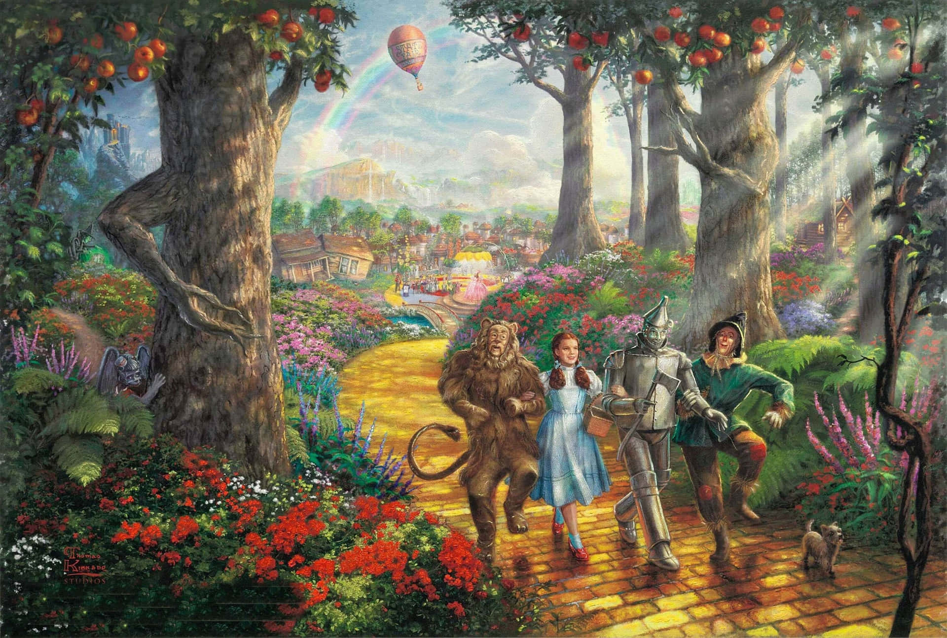 The Wizard Of Oz Jigsaw Puzzle Background