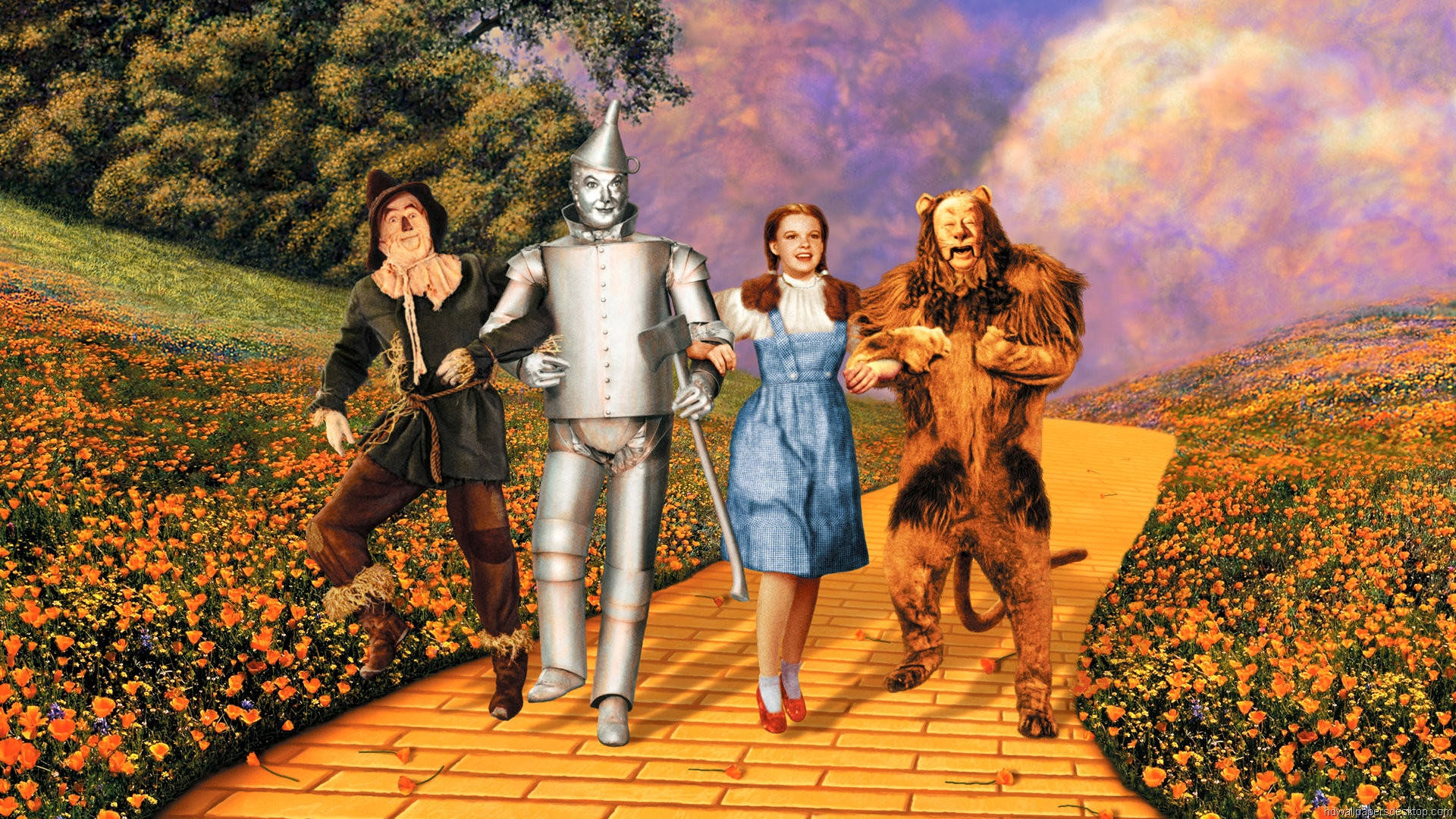 The Wizard Of Oz Squad Painting Background
