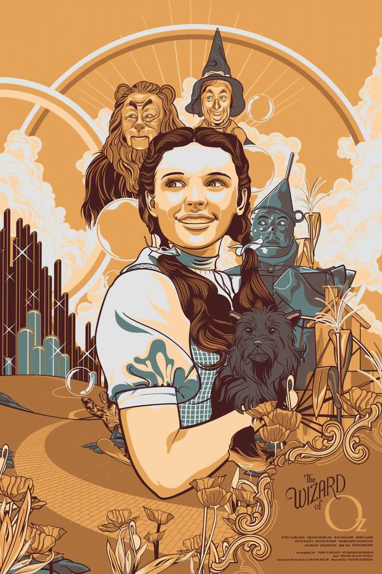 The Wizard Of Oz Yellow Poster