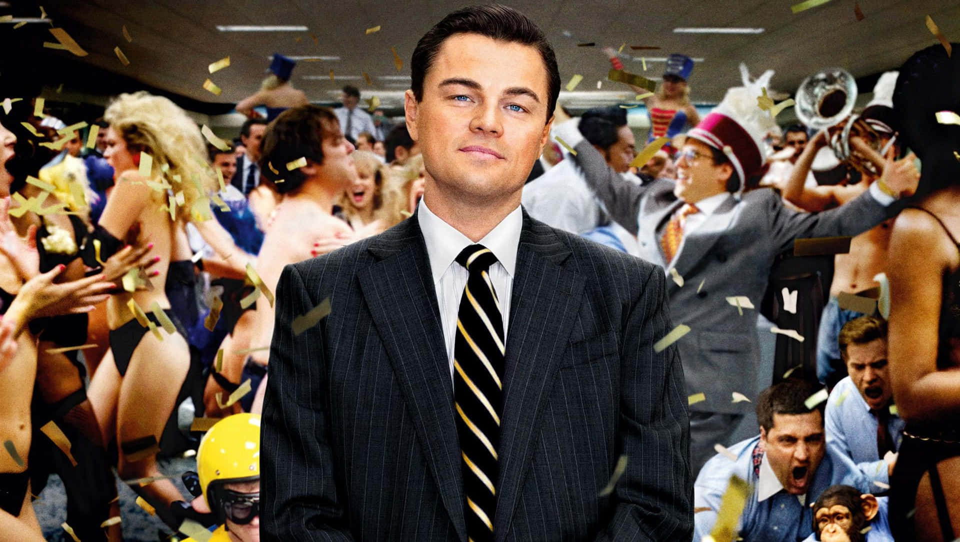 The Wolf Of Wall Street, Starring Leonardo Dicaprio Background